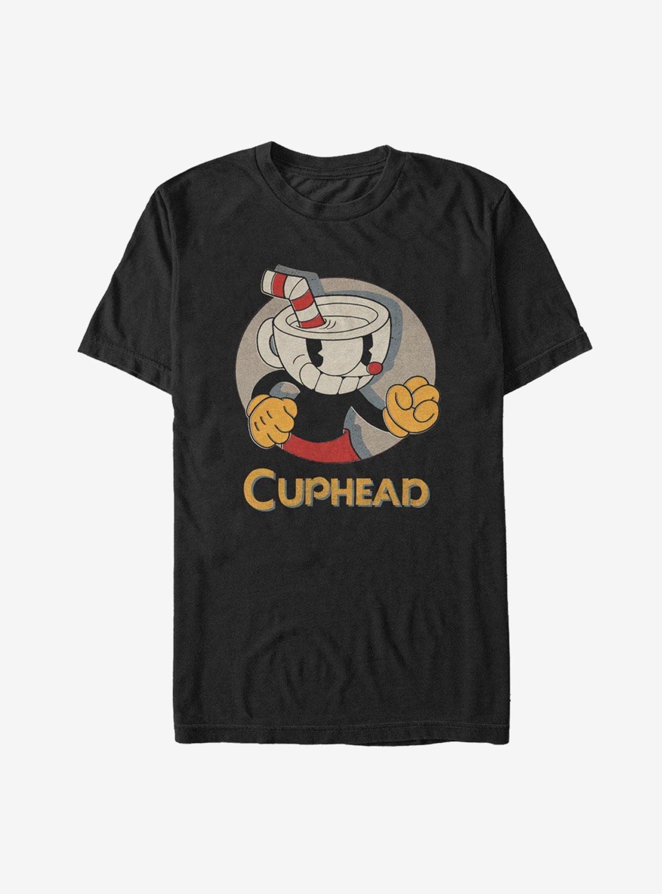 Cuphead Logo Portrait Circle T-Shirt