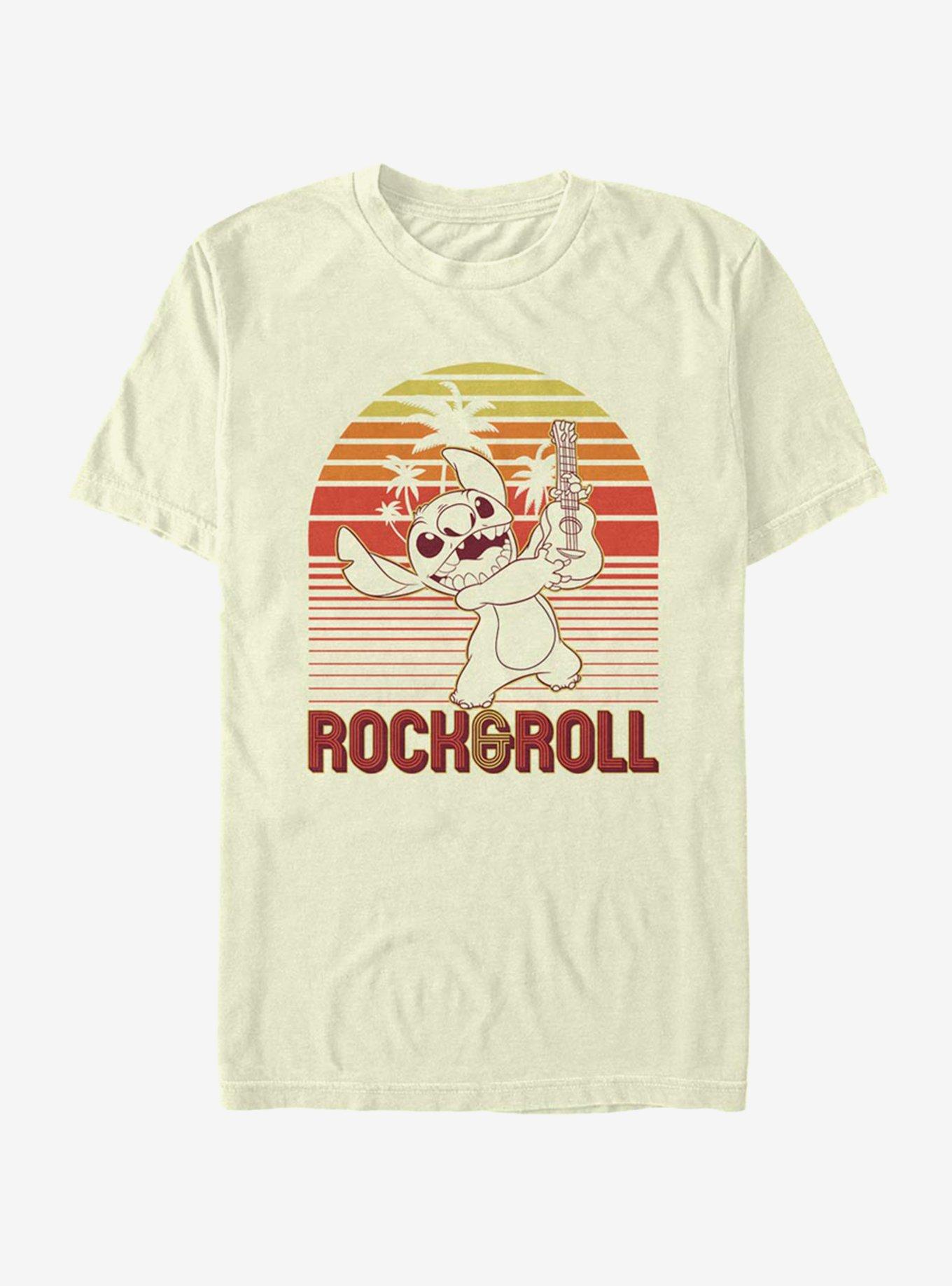 Disney Lilo Stitch Rock And Roll Stitch T-Shirt T-Shirt | Best-Selling Design | Perfect For Daily Wear