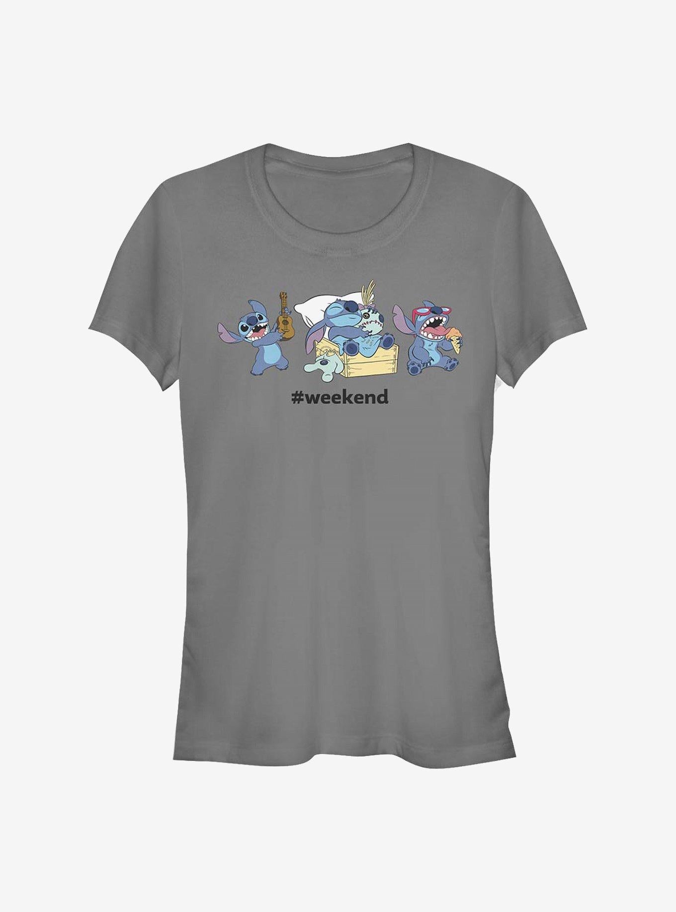 Disney Lilo Stitch Weekend Girls T-Shirt T-Shirt | Vintage Graphic Vibe | Top Pick For Fans