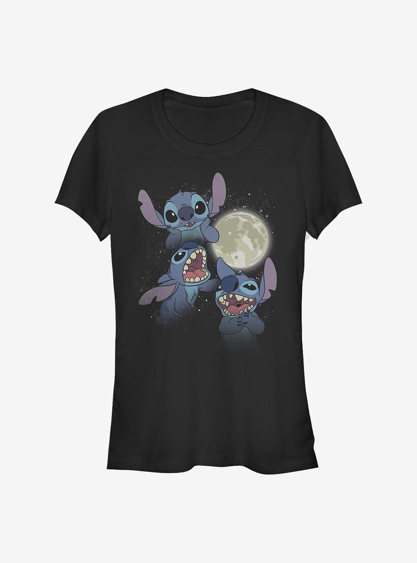 Disney Lilo Stitch Three Stitch Moon Girls T-Shirt T-Shirt | Premium Graphic | Must-Have Style