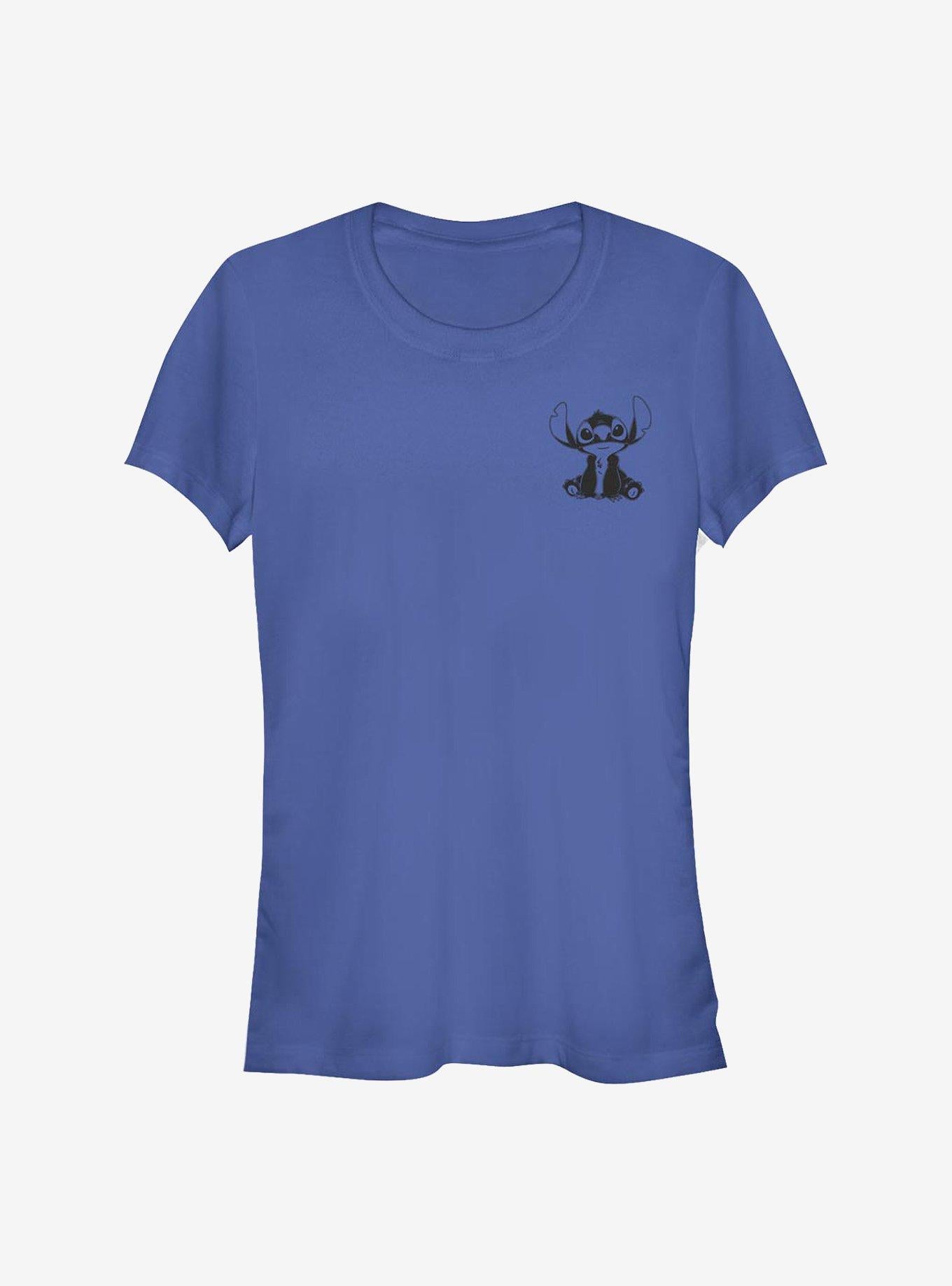 Disney Lilo Stitch Vintage Lined Stitch Girls T-Shirt T-Shirt | High-Quality Print | Top Pick For Fans