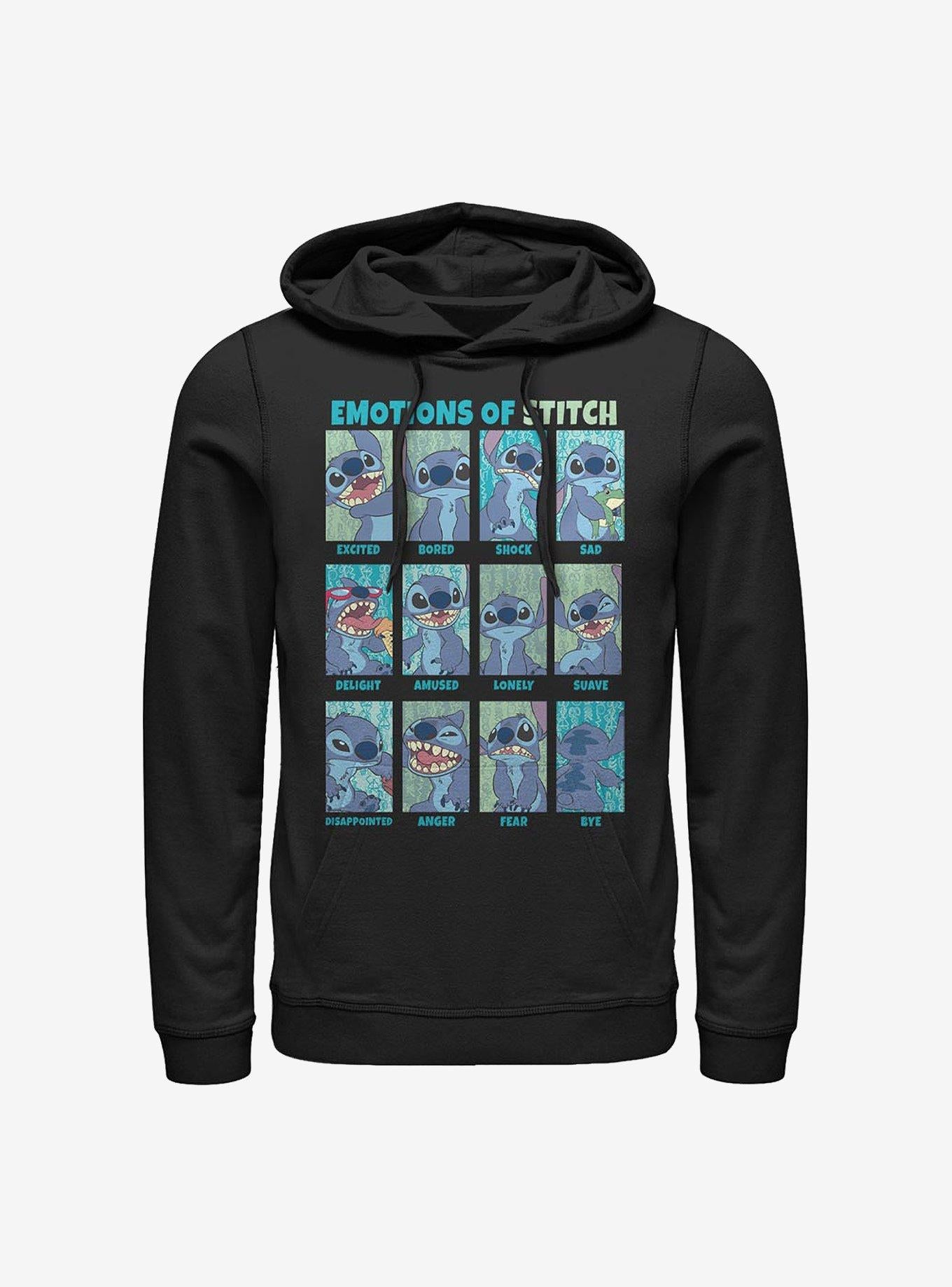 Disney Lilo & Stitch Stitch Emotions Hoodie
