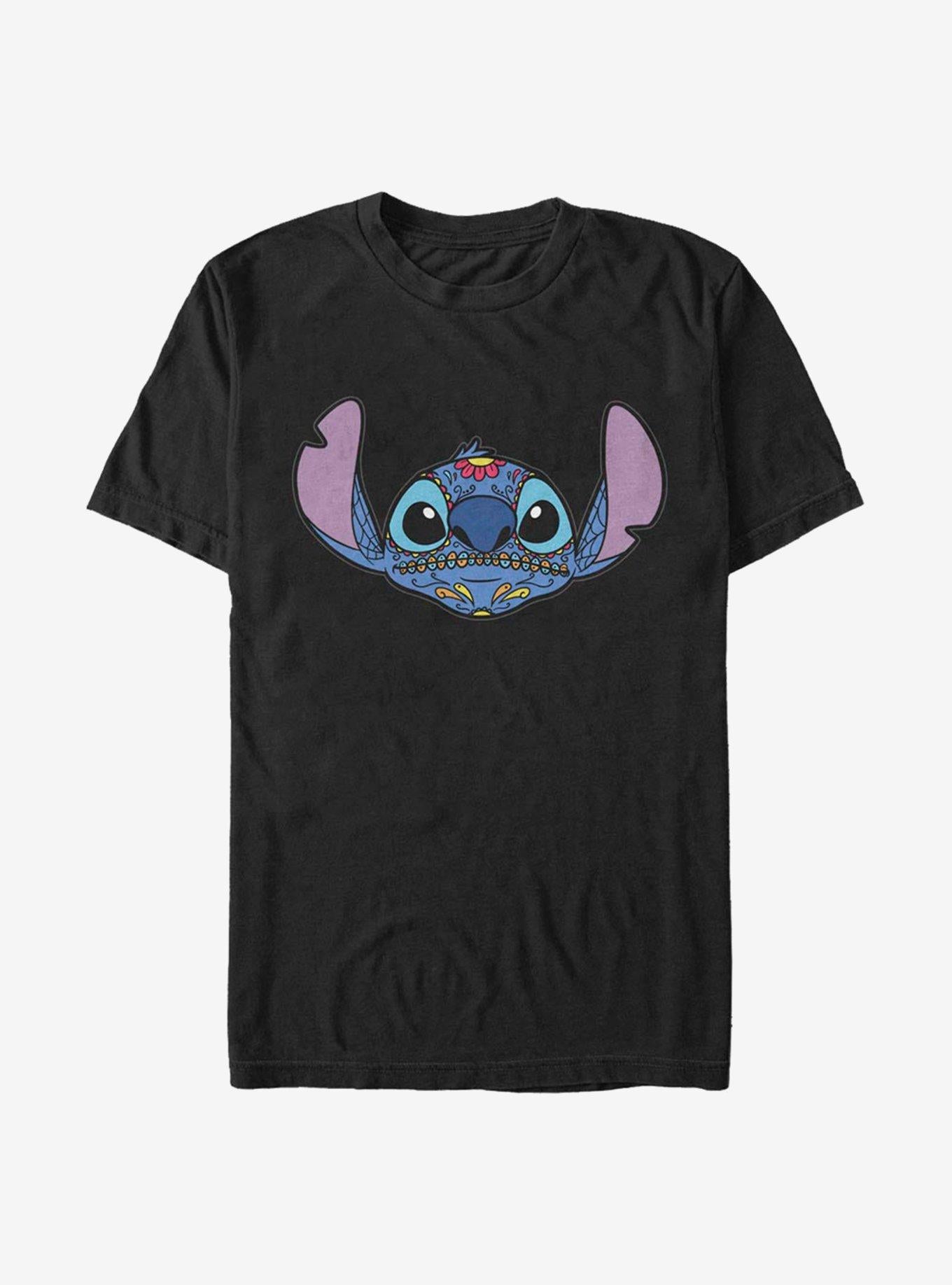 Disney Lilo Stitch Sugar Skull Stitch T-Shirt T-Shirt | Top Trending Artwork | High Demand Item