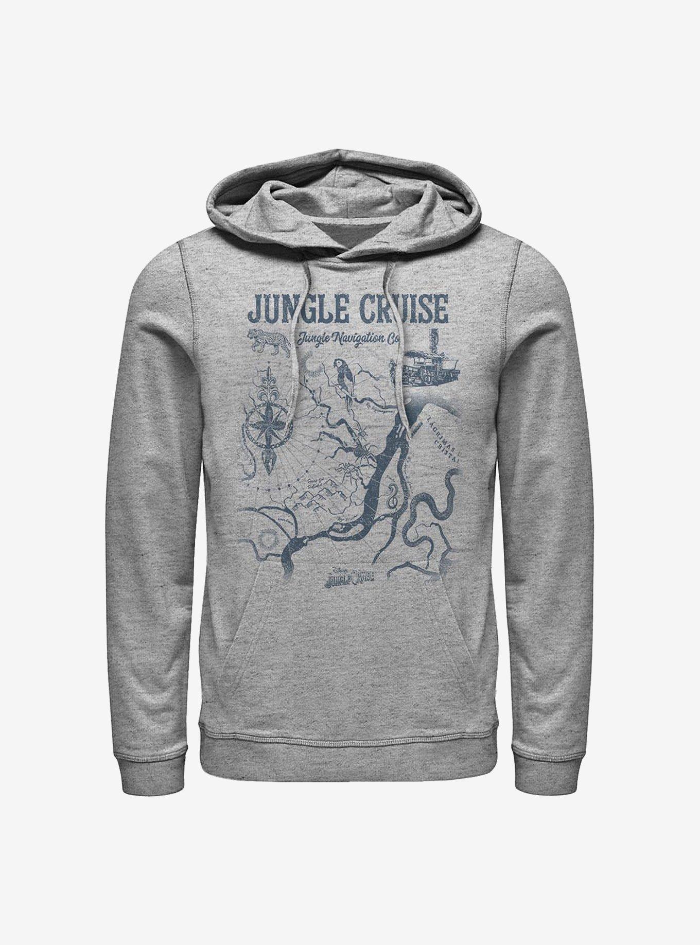 Disney Jungle Cruise Jungle Map Hoodie