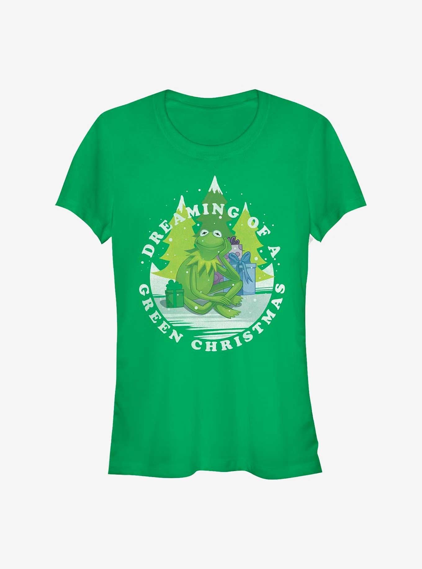 Disney The Muppets Dreaming Of Green Christmas Girls T-Shirt T-Shirt | Premium Graphic | Great Gift Idea