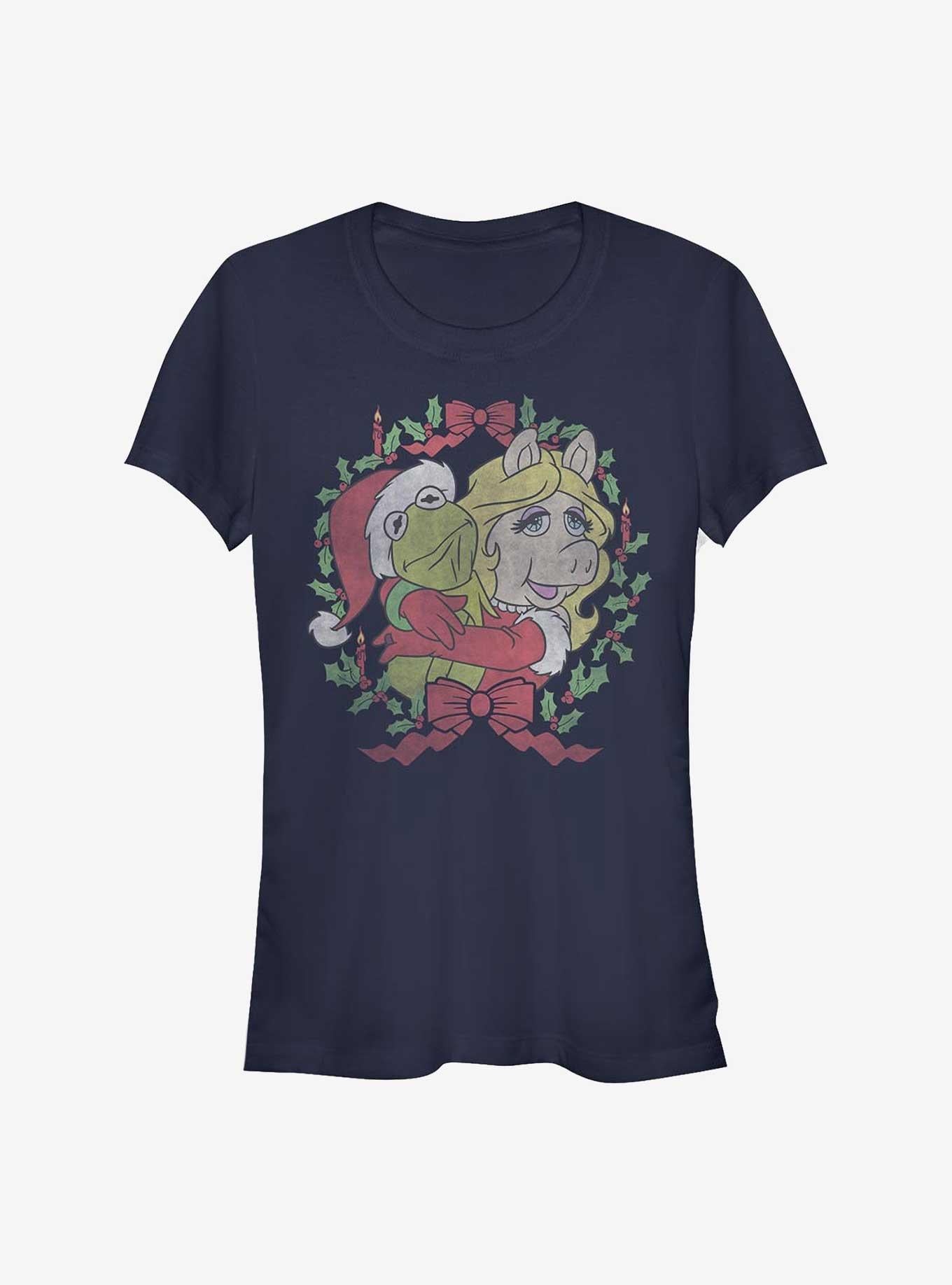 Disney The Muppets Kermy And Piggy Christmas Christmas Girls T-Shirt T-Shirt | Premium Graphic | Perfect For Daily Wear