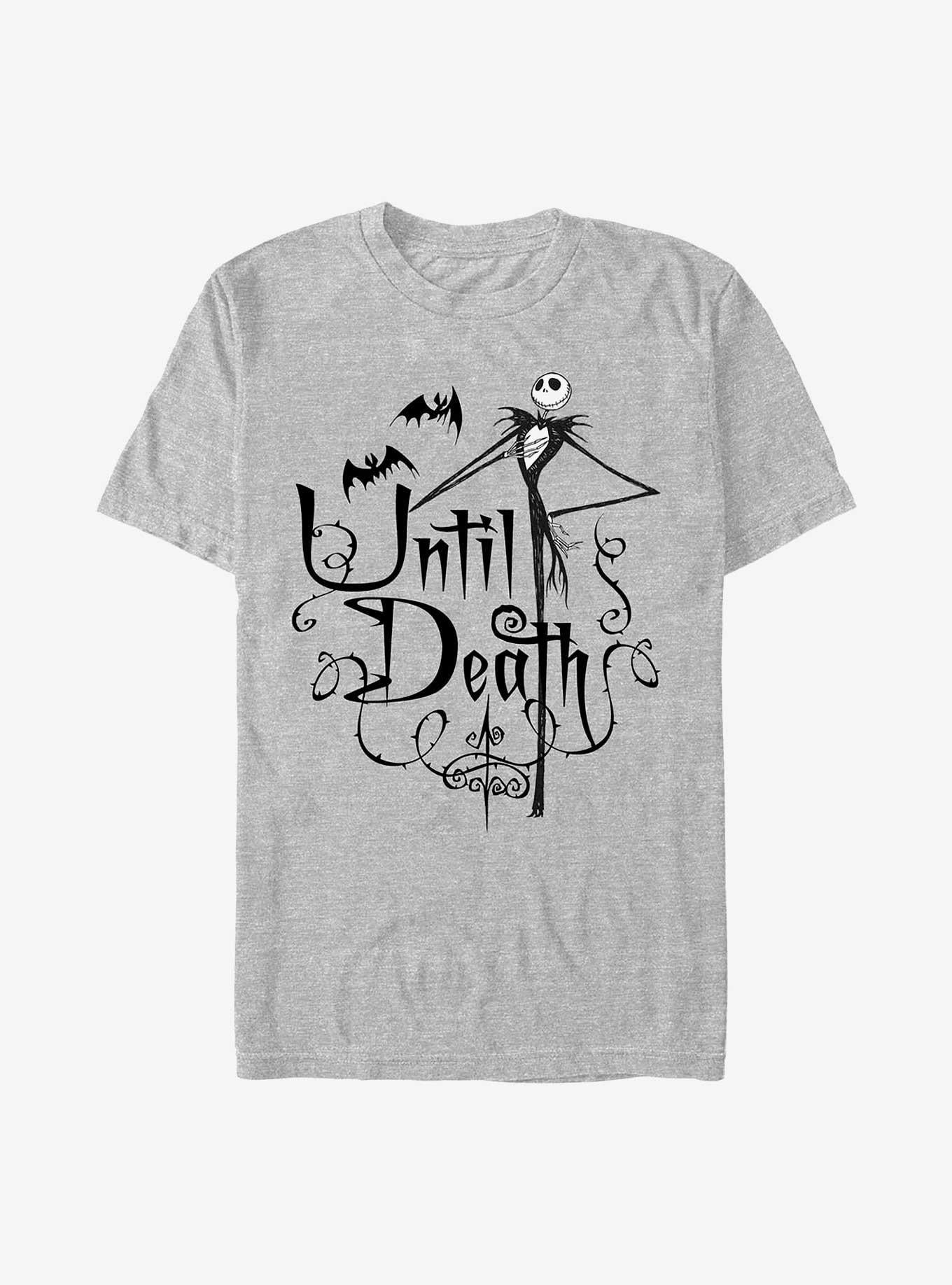 Disney The Nightmare Before Christmas Jack Until Death T-Shirt T-Shirt | Streetwear Vibe | Top Pick For Fans