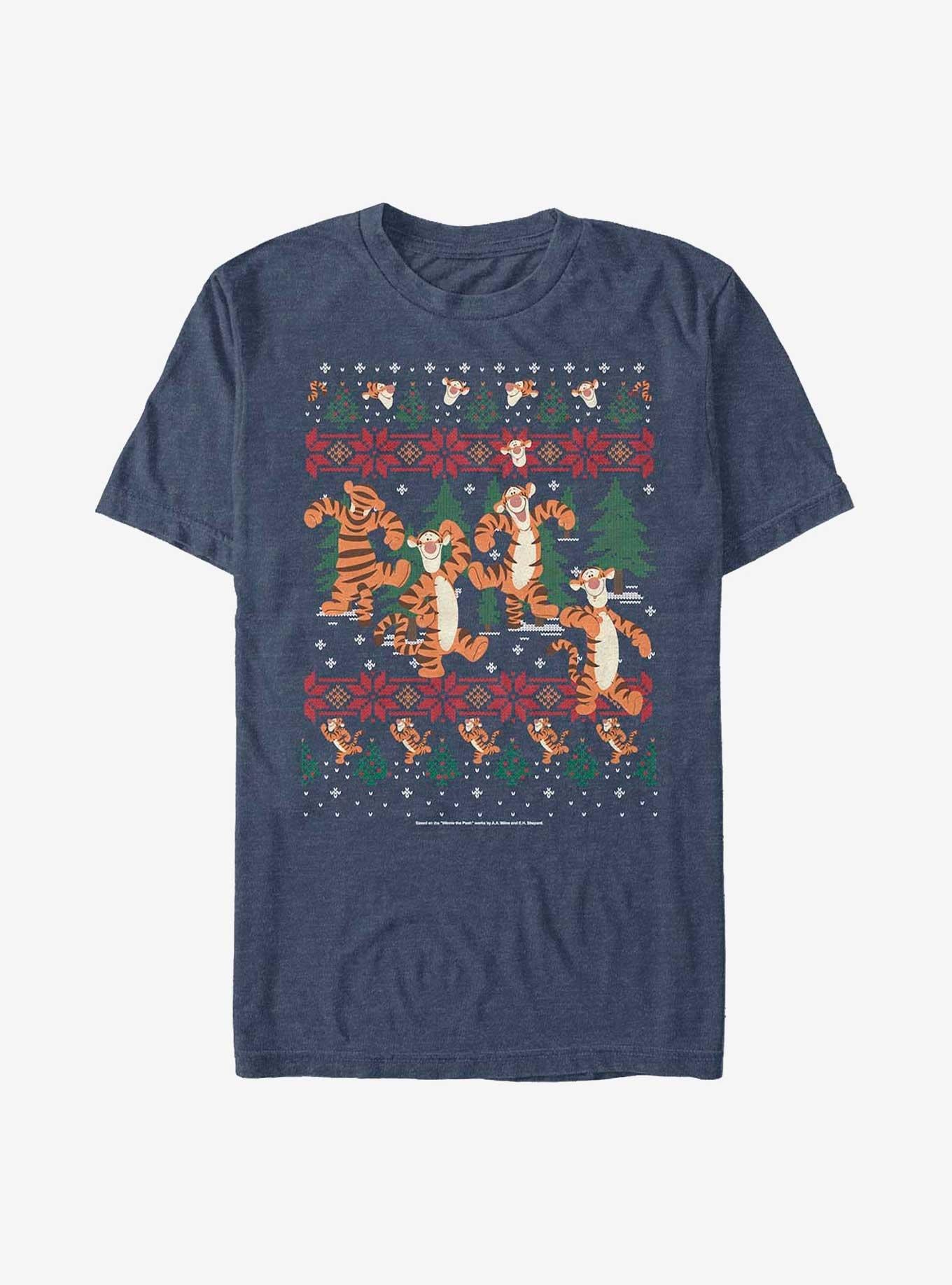 Disney Winnie The Pooh Tigger In The Woods Christmas T-Shirt T-Shirt | High-Quality Print | Trending Now