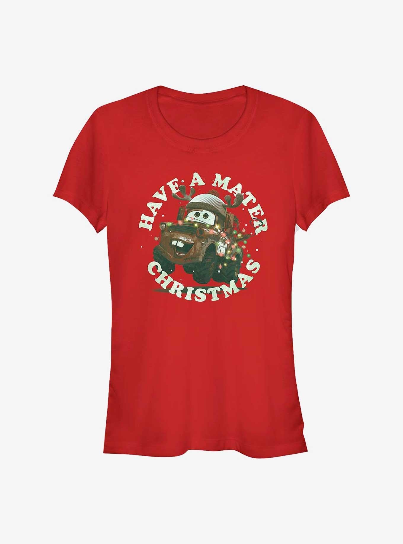 Disney Pixar Cars A Mater Christmas Girls T-Shirt T-Shirt | Best-Selling Artwork | Great Gift Idea