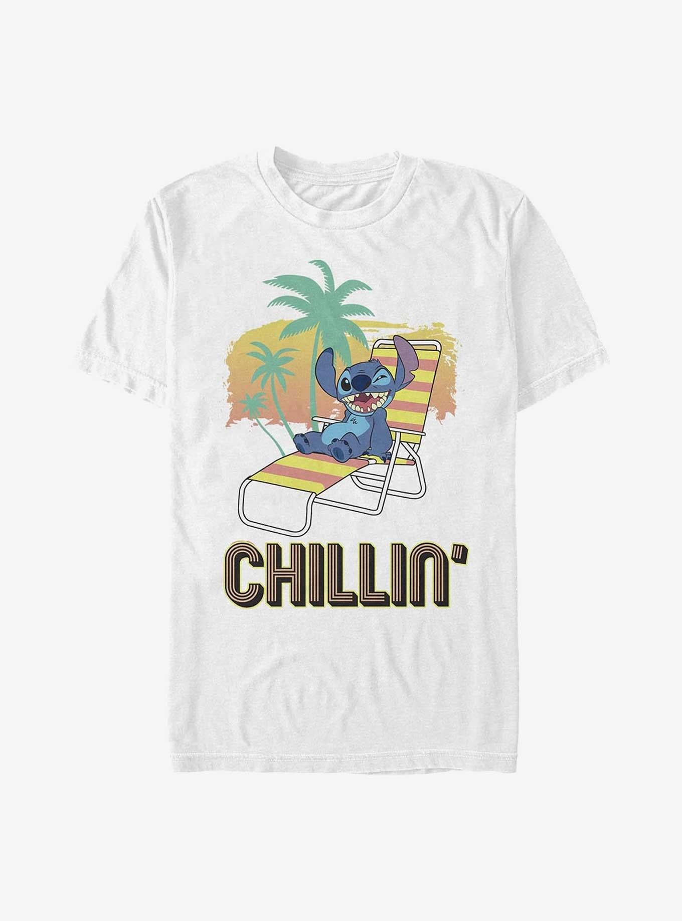Disney Lilo Stitch Stitch Chillin T-Shirt T-Shirt | High-Quality Print | Must-Have Style