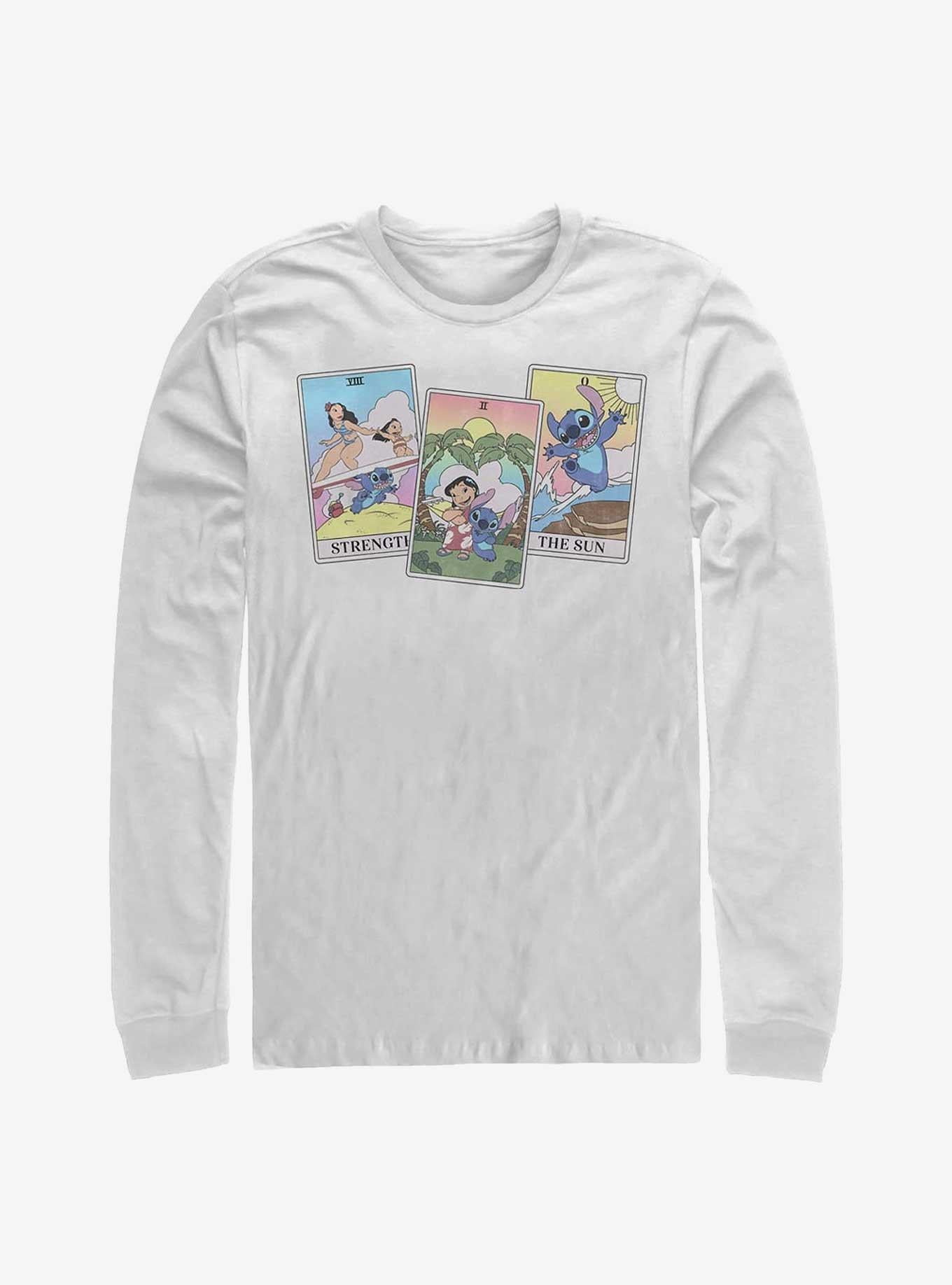 Disney Lilo Stitch Tarot Cards Long-Sleeve T-Shirt T-Shirt | Premium Graphic | Must-Have Style