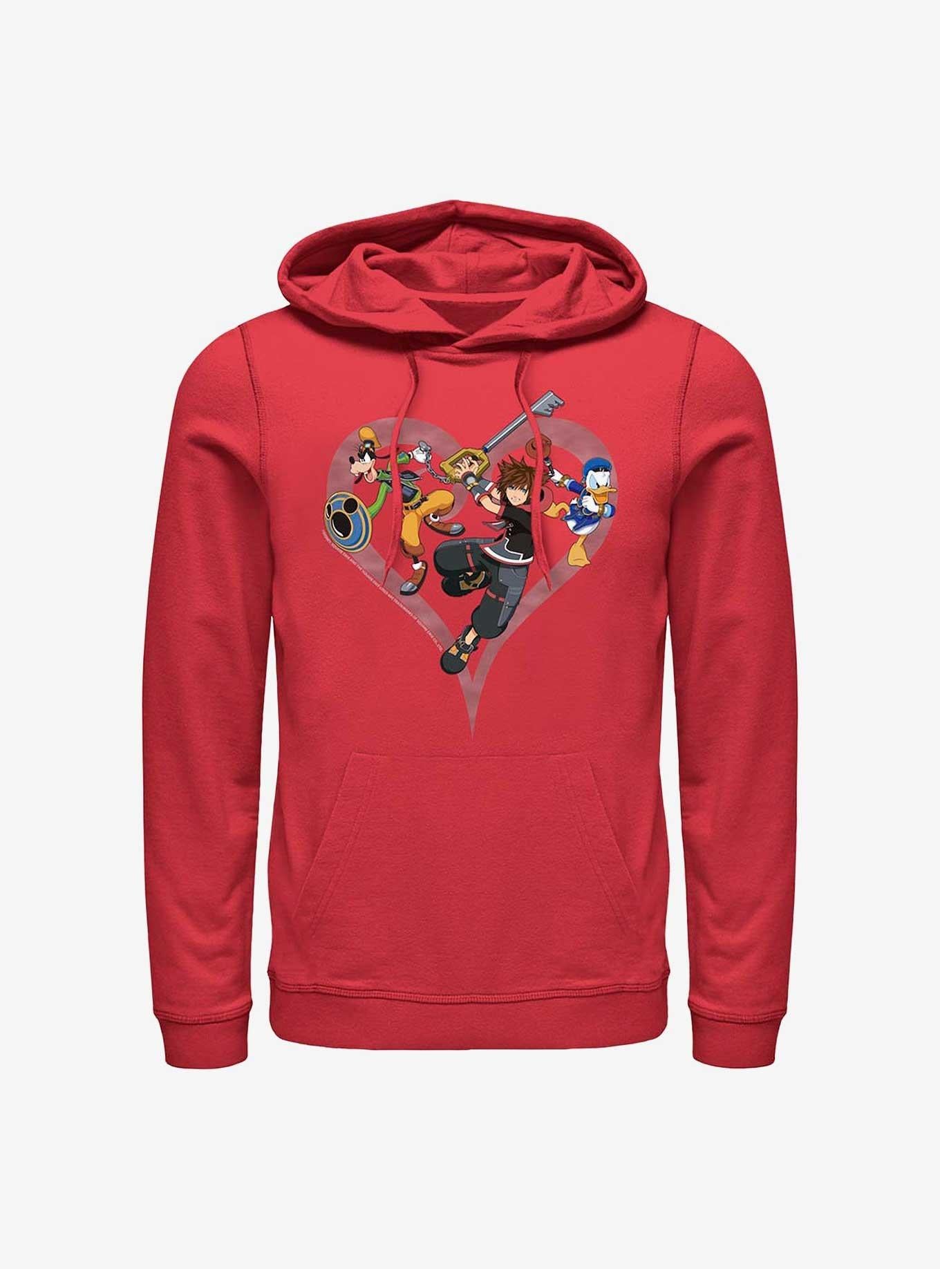 Disney Kingdom Hearts Sora Goofy Donald Hoodie