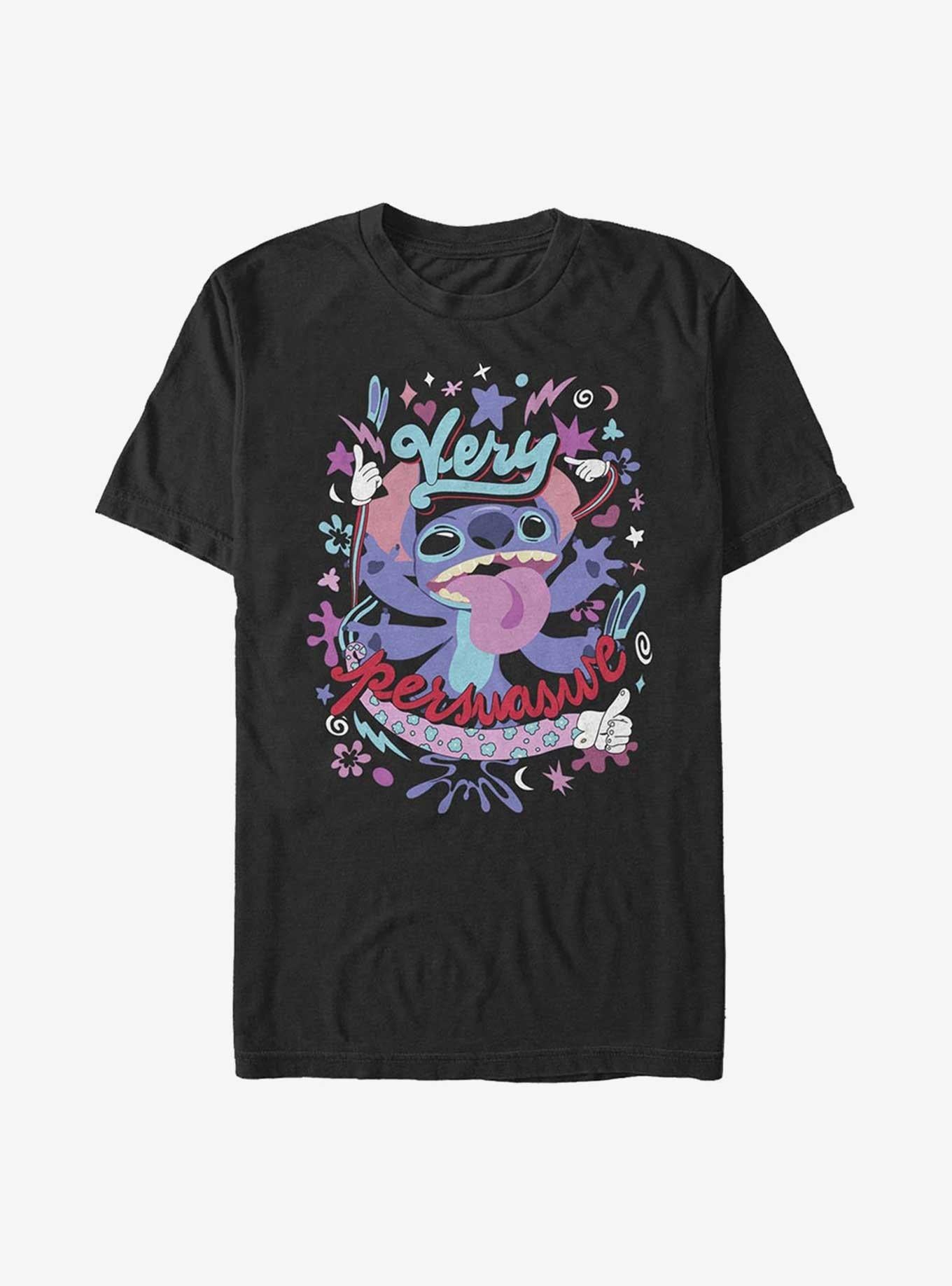 Disney Lilo Stitch Very Persuasive T-Shirt T-Shirt | Top Trending Artwork | Trending Now