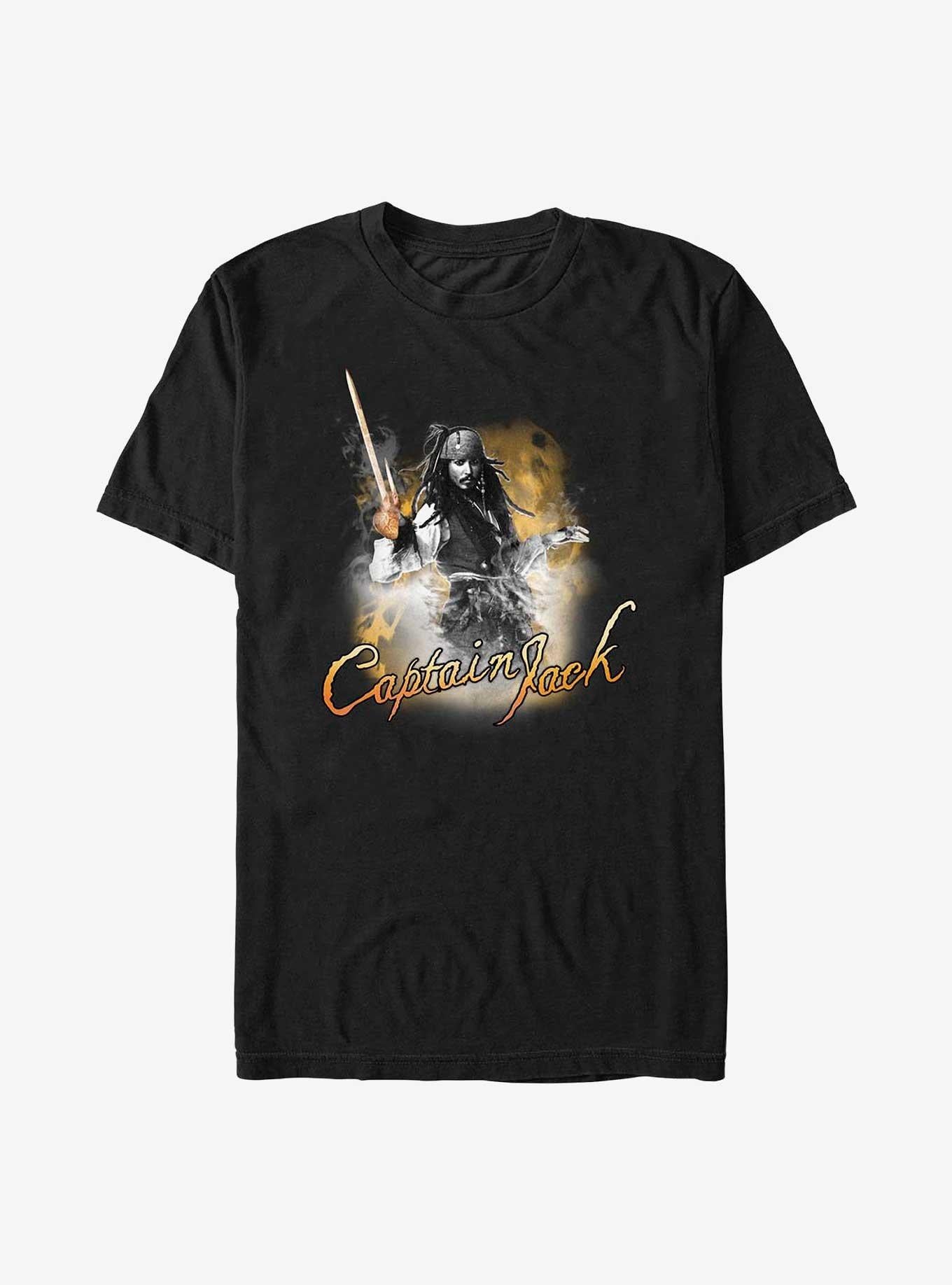 Disney Pirates of the Caribbean Captain Jack T-Shirt T-Shirt | High-Quality Print | Great Gift Idea