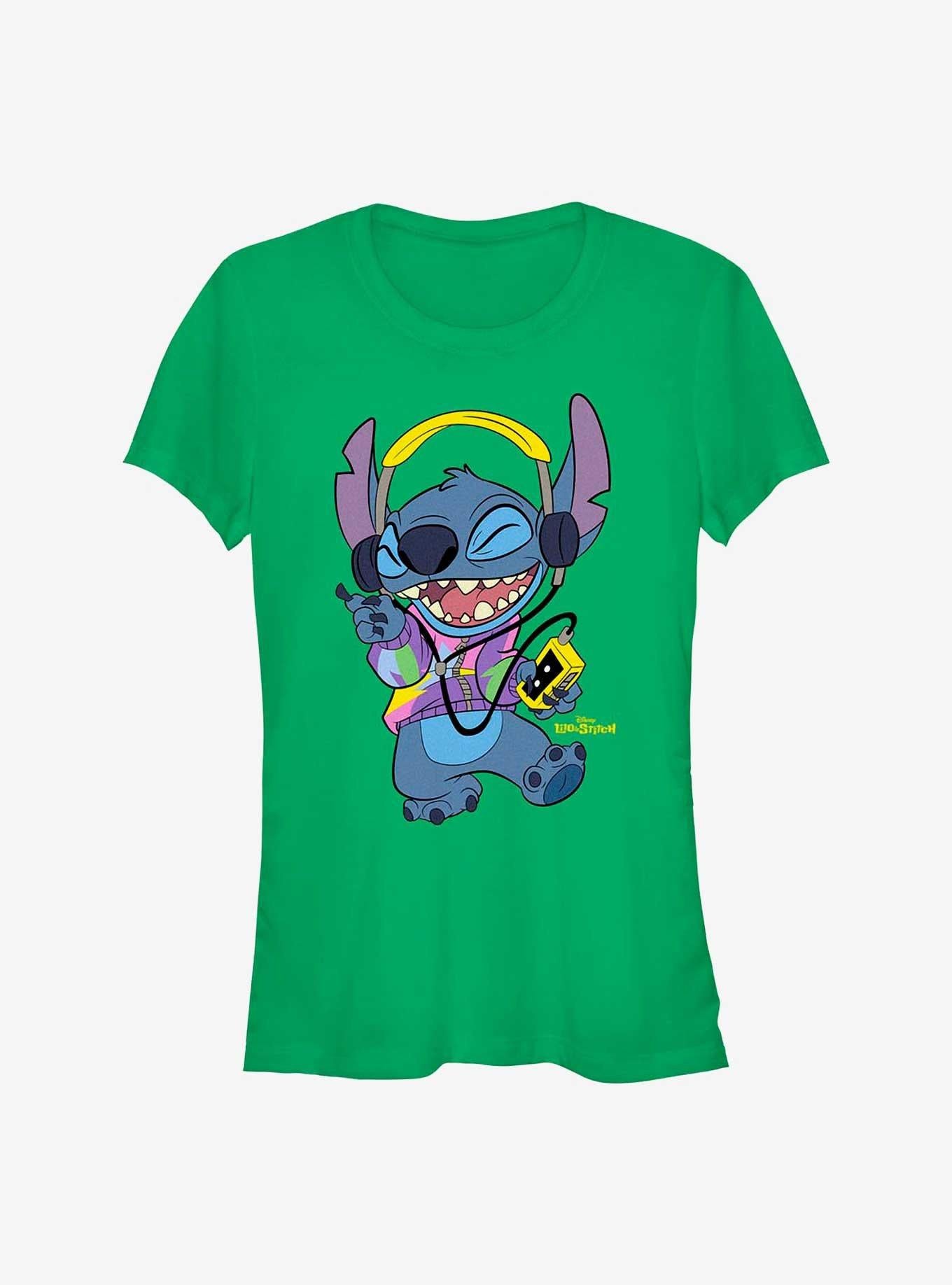 Disney Lilo Stitch Rockin' Stitch Girls T-Shirt T-Shirt | Exclusive Art Design | Must-Have Style