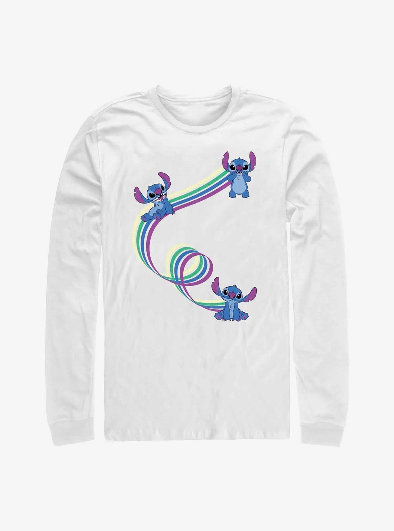 Disney Lilo Stitch Ribbon Stitches Long-Sleeve T-Shirt T-Shirt | High-Quality Print | Trending Now