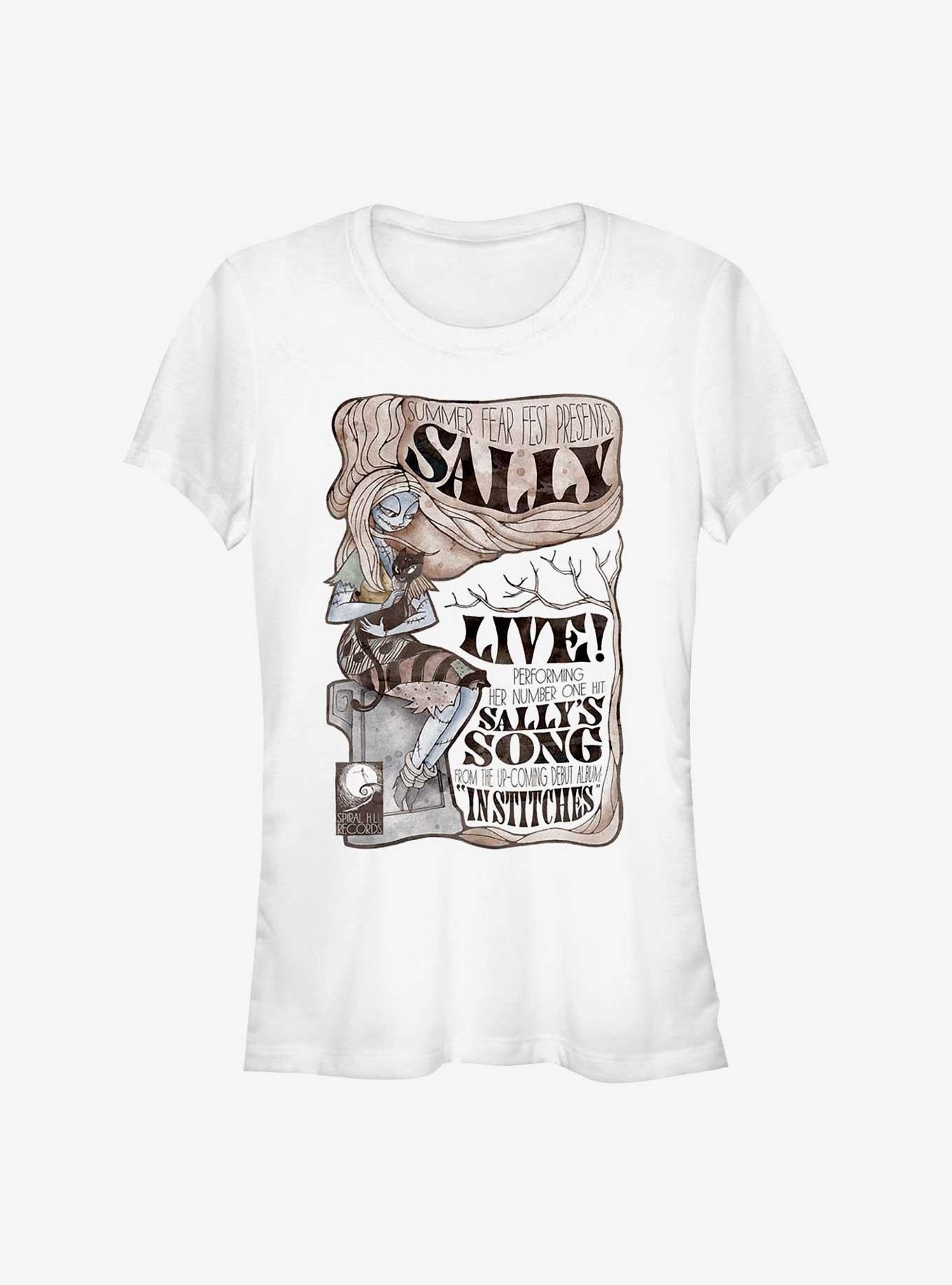 Disney The Nightmare Before Christmas Summer Fear Fest Sally Girls T-Shirt T-Shirt | Viral Style | Must-Have Style