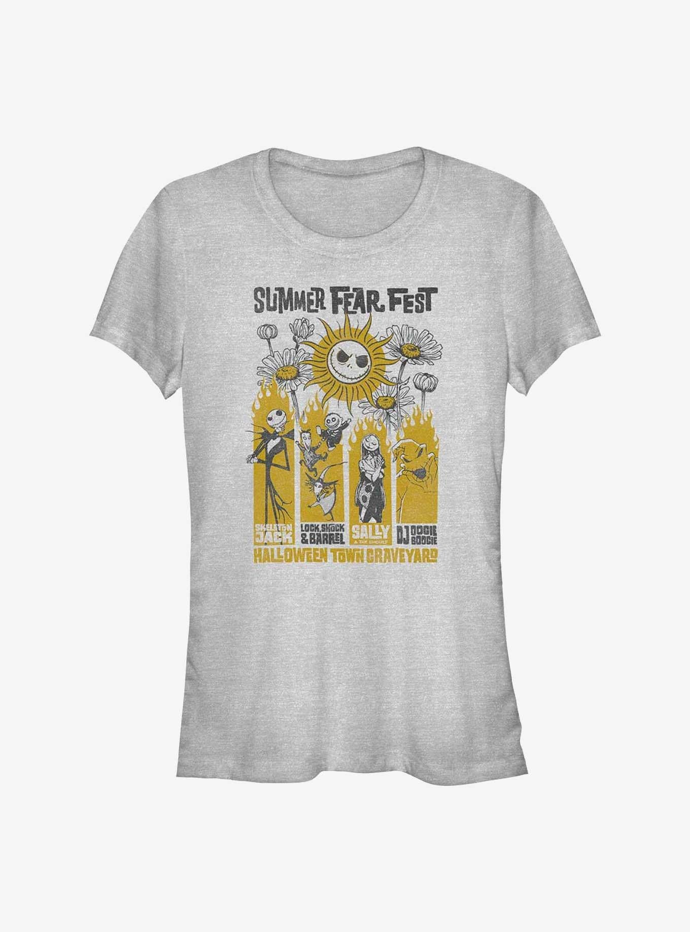 Disney The Nightmare Before Christmas Summer Fear Fest Poster Girls T-Shirt Poster | Best-Selling Artwork | Trending Now