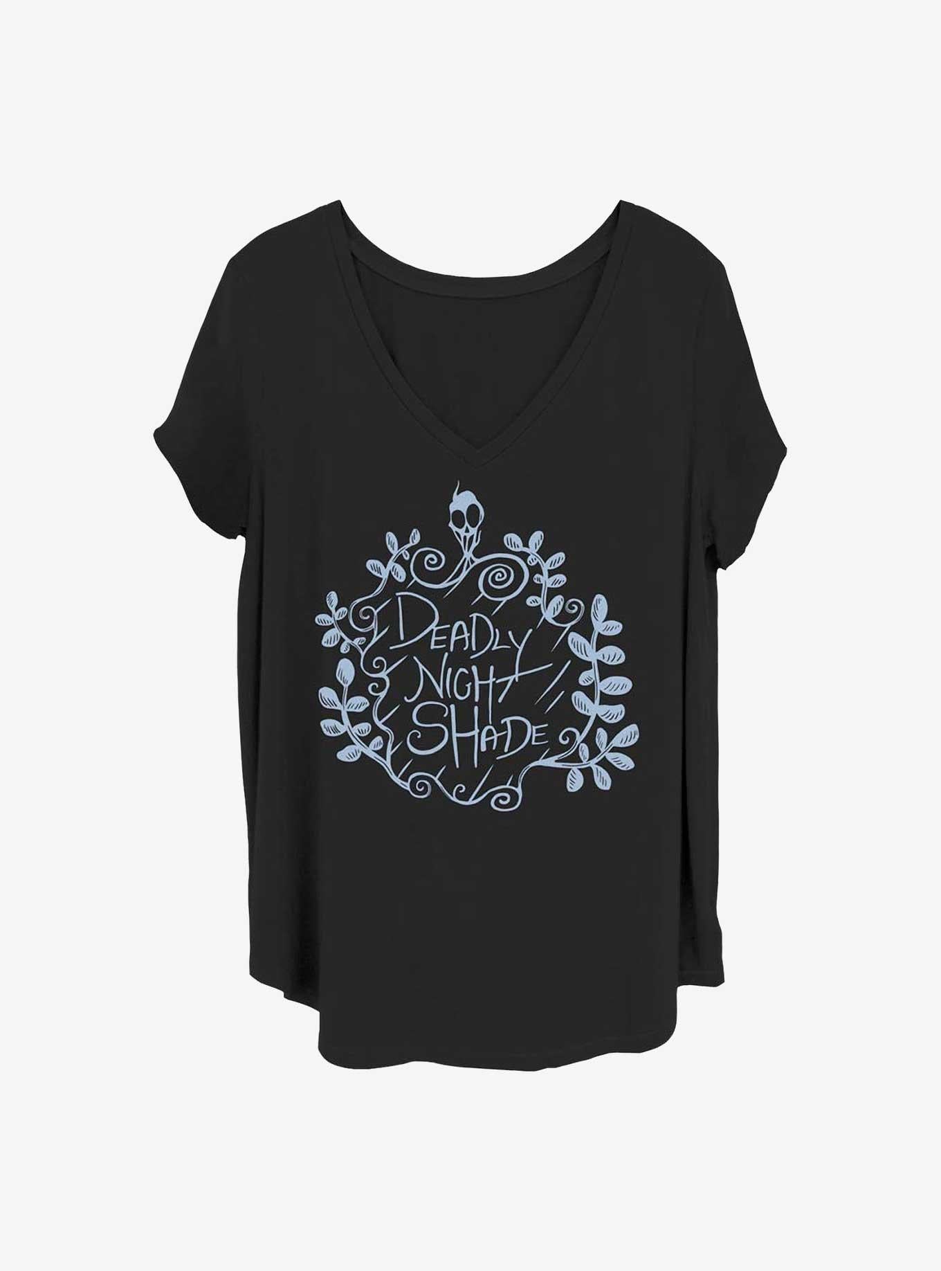 Disney The Nightmare Before Christmas Deadly Nightshade Girls T-Shirt Plus Size T-Shirt | Trending Design | Must-Have Style