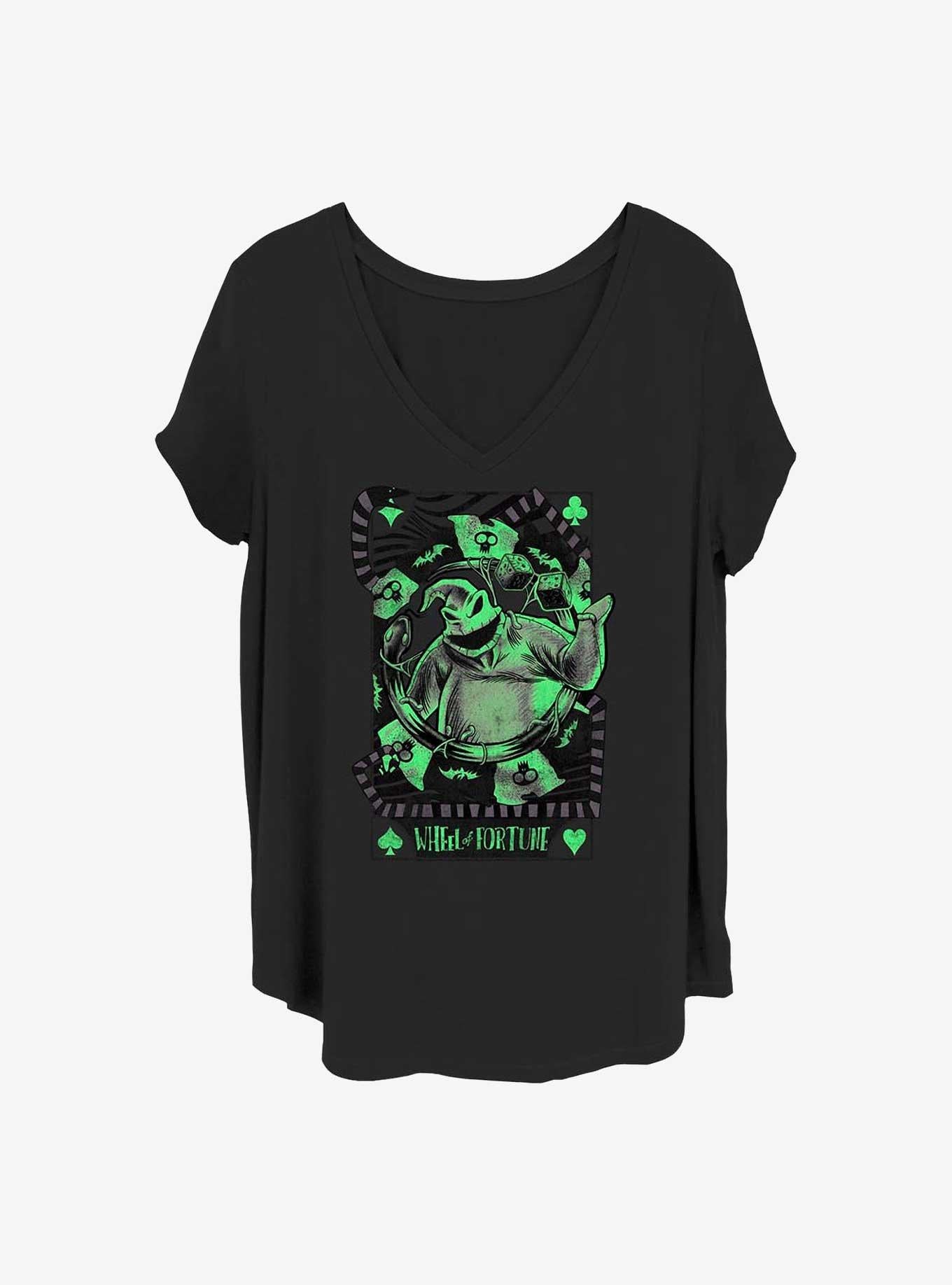 Disney The Nightmare Before Christmas Wheel of Fortune Girls T-Shirt Plus Size T-Shirt | Trending Design | High Demand Item