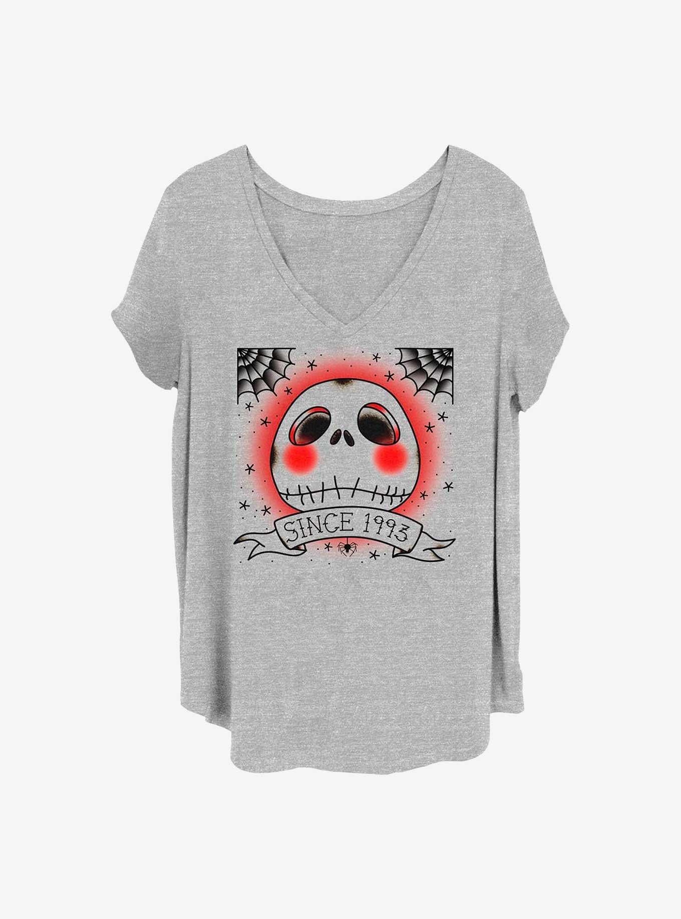 Disney The Nightmare Before Christmas Jack Since 1993 Girls T-Shirt Plus Size T-Shirt | Aesthetic Graphic | Trending Now