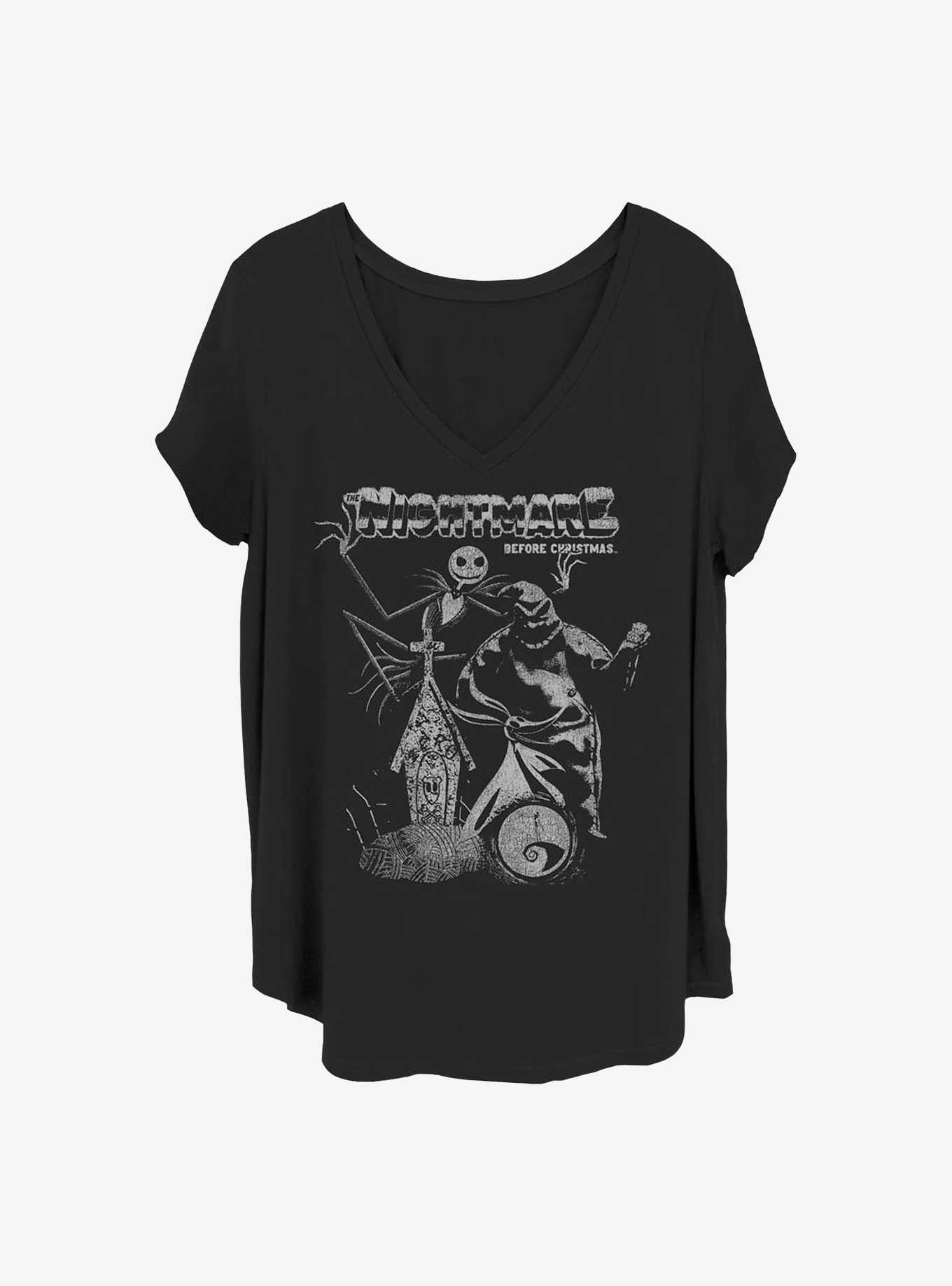 Disney The Nightmare Before Christmas Jack and Boogie Girls T-Shirt Plus Size T-Shirt | Streetwear Vibe | High Demand Item