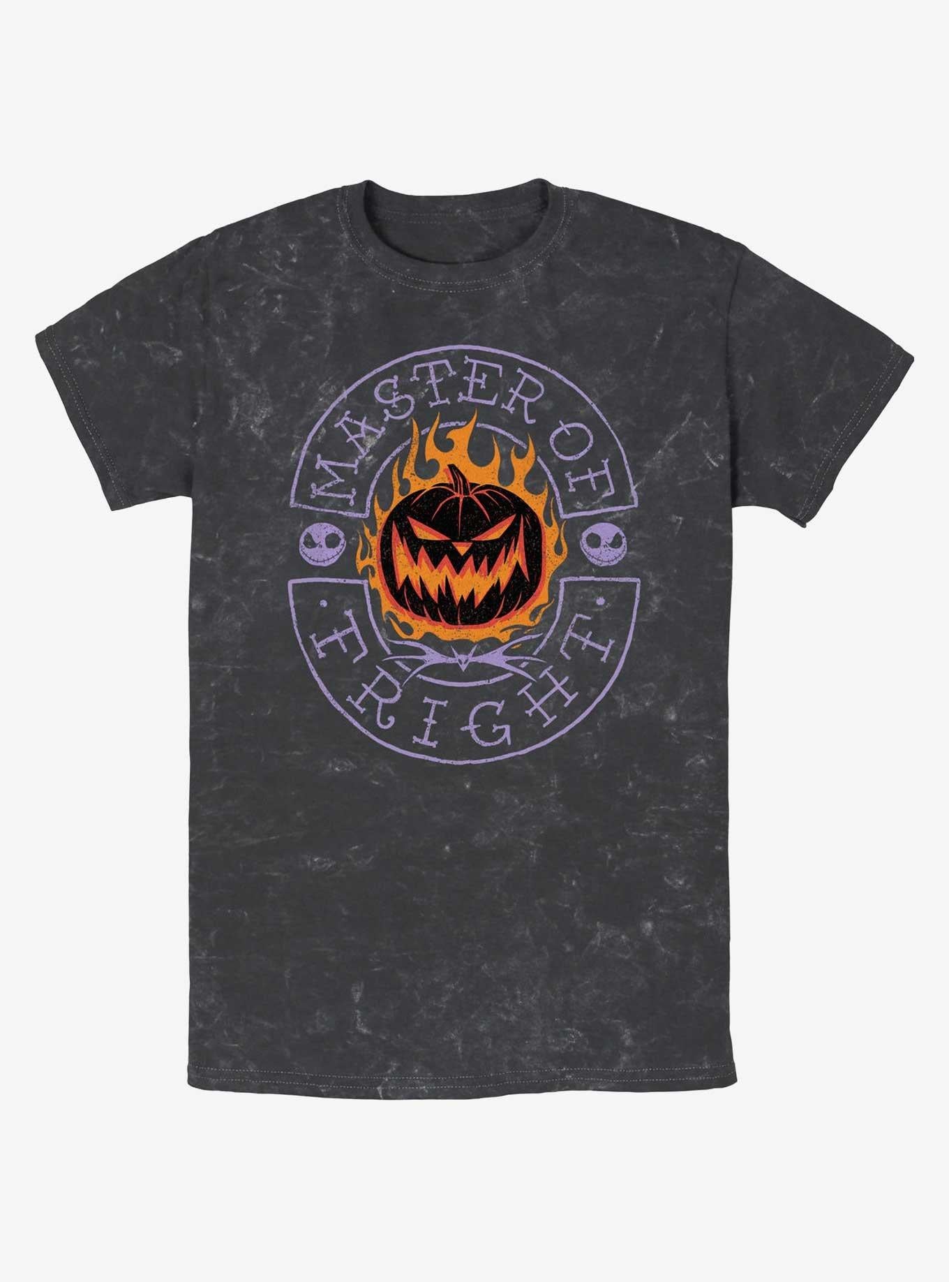 Disney The Nightmare Before Christmas Master of Fright Mineral Wash T-Shirt T-Shirt | Trending Design | Great Gift Idea