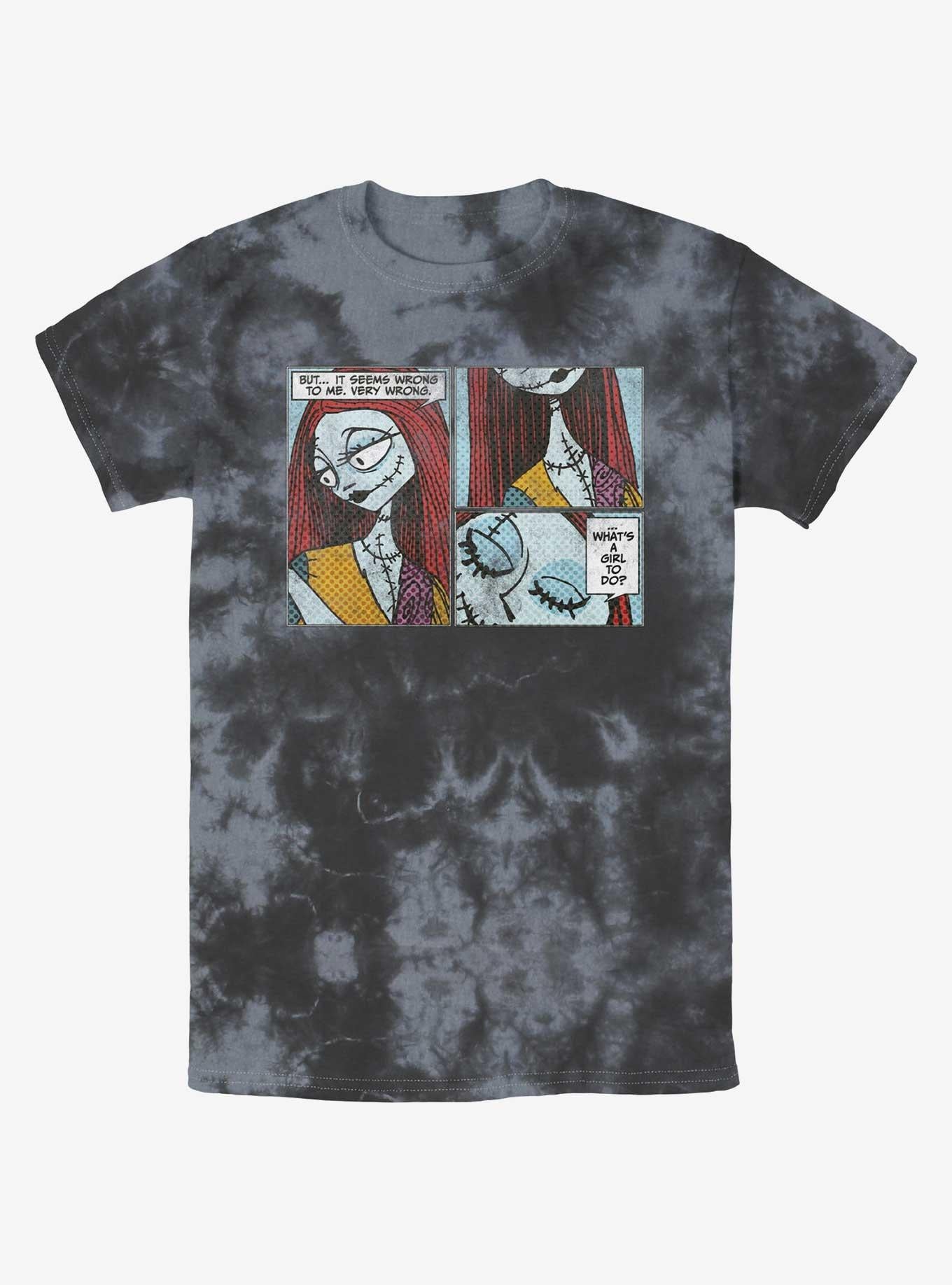 Disney The Nightmare Before Christmas Sally Comic Tie-Dye T-Shirt T-Shirt | Premium Graphic | Perfect For Daily Wear