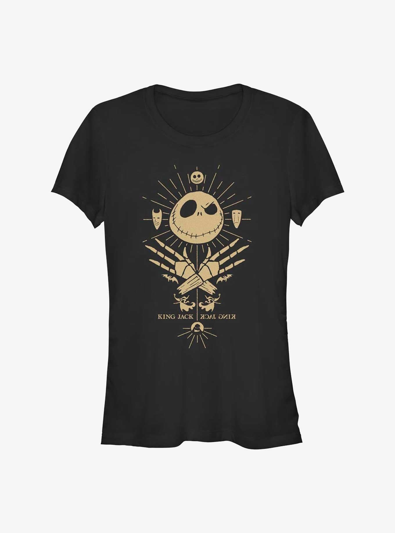 Disney The Nightmare Before Christmas King Jack Girls T-Shirt T-Shirt | Aesthetic Graphic | Must-Have Style