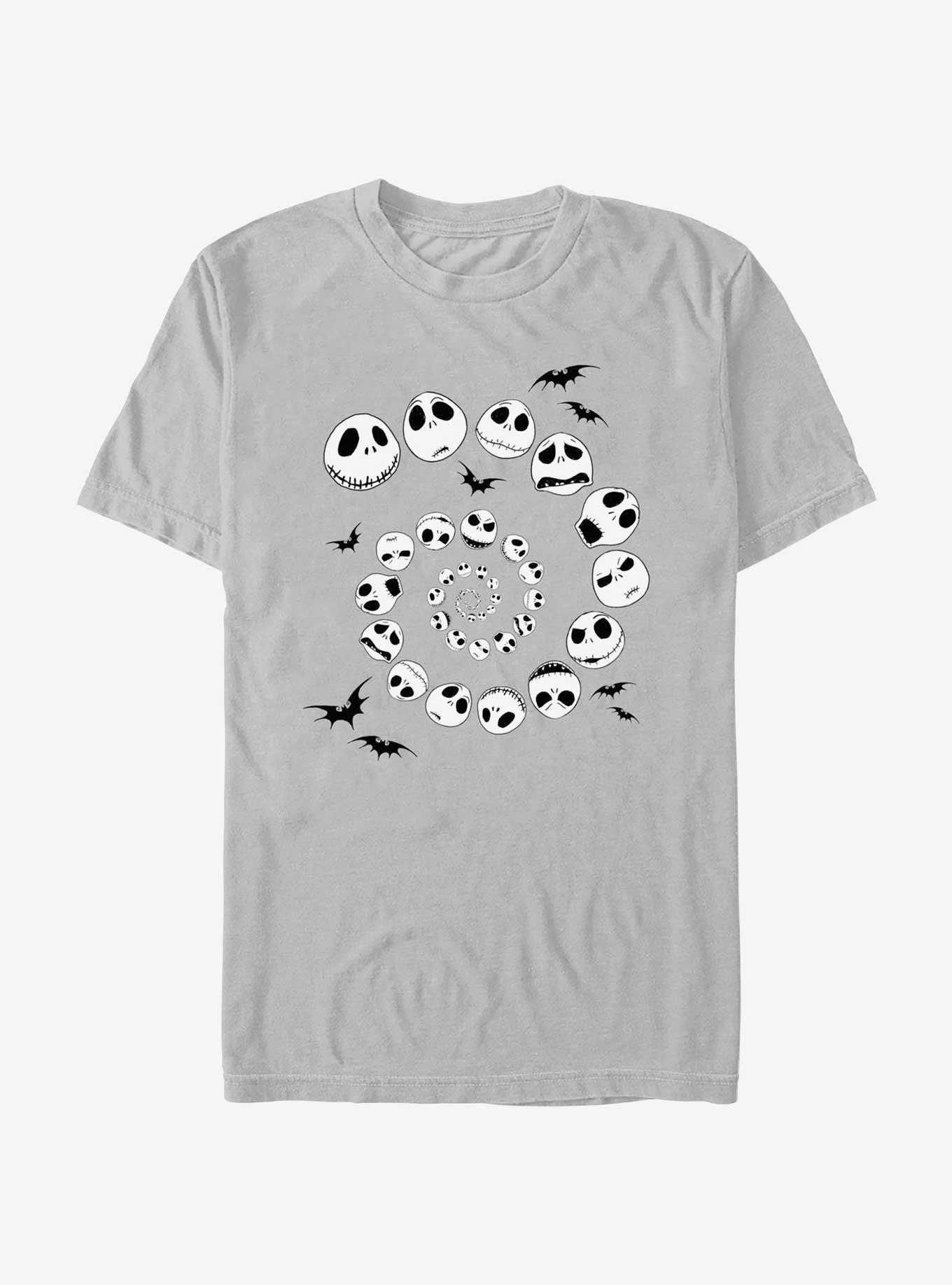 Disney The Nightmare Before Christmas Jack Skellington Emotion Swirl T-Shirt T-Shirt | Aesthetic Graphic | Perfect For Daily Wear