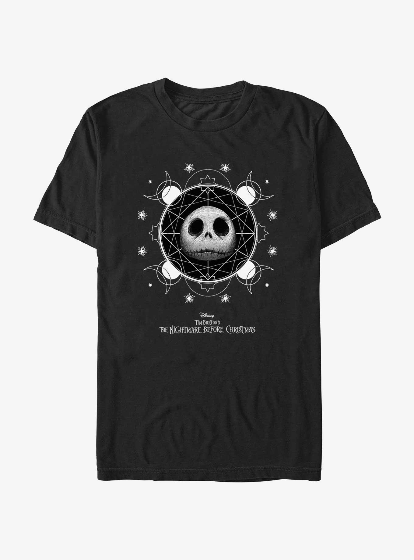 Disney The Nightmare Before Christmas Jack Skull Celestial T-shirt | Trendy Graphic Tee | Casual Unisex T-shirt