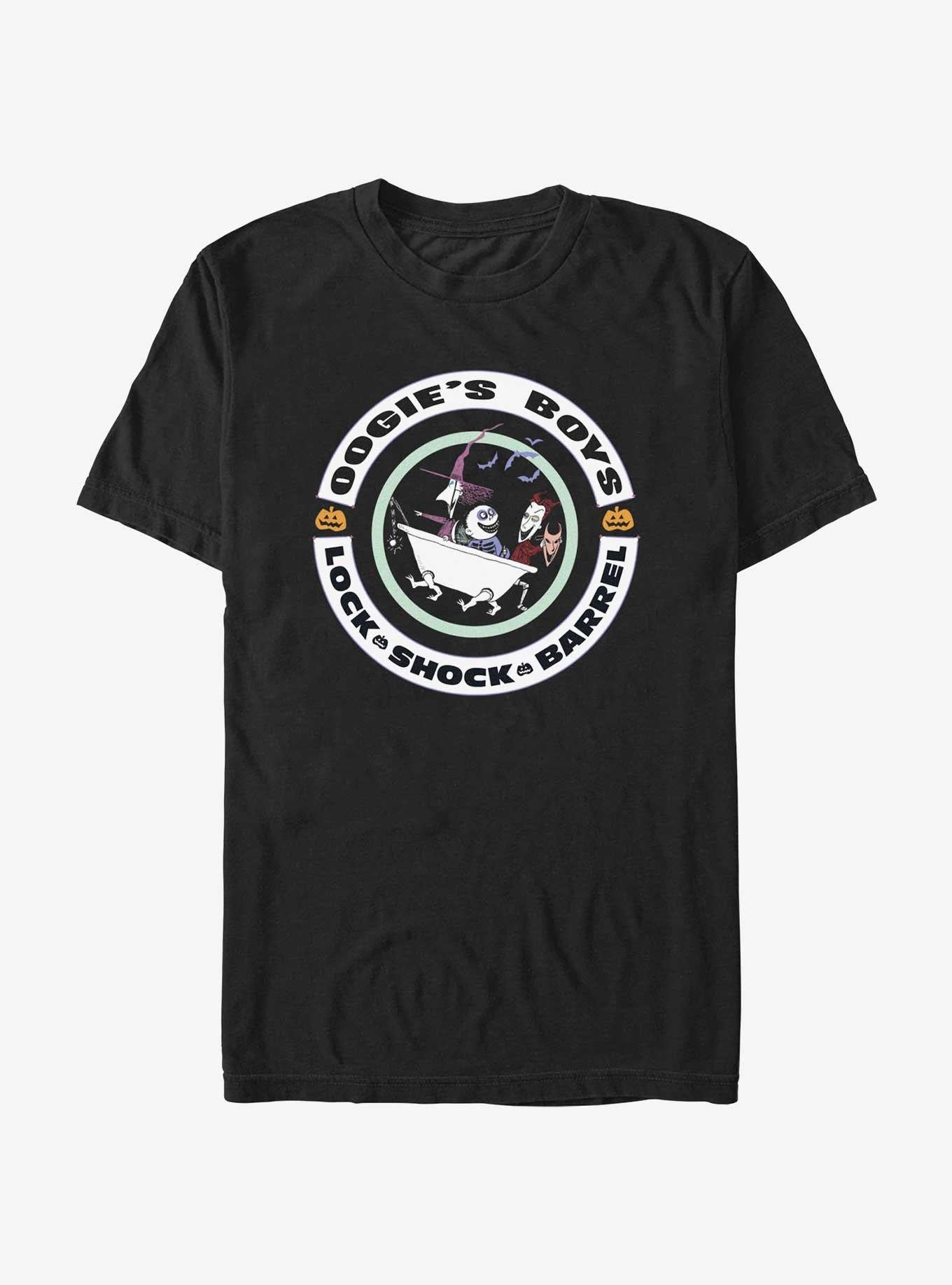Disney The Nightmare Before Christmas Troublemakers Lock Shock Barrel T-Shirt T-Shirt | Viral Style | High Demand Item