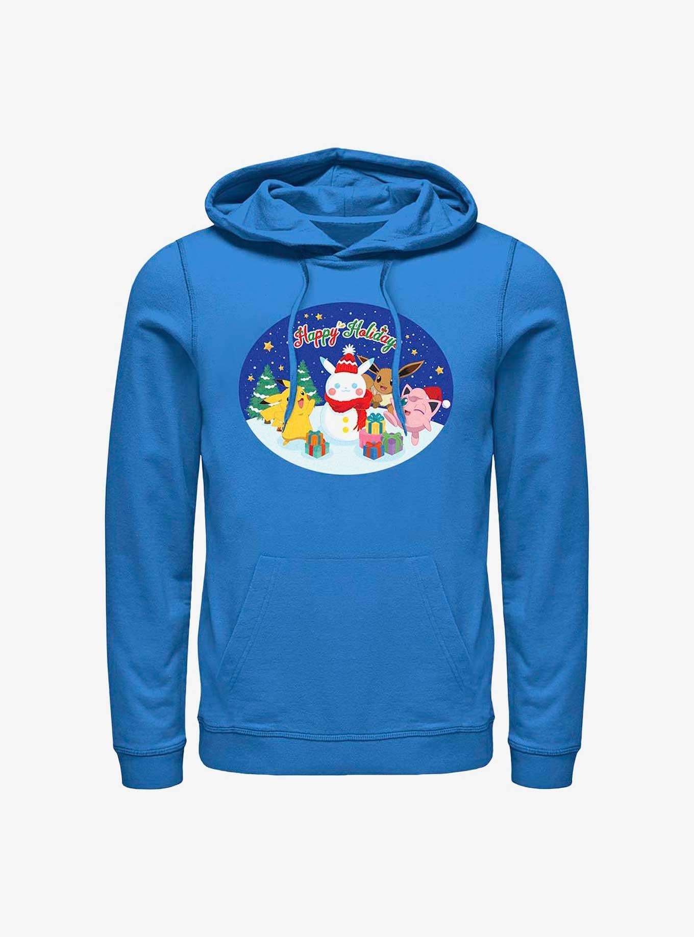 Pokemon Happy Holidays Snowman Hoodie