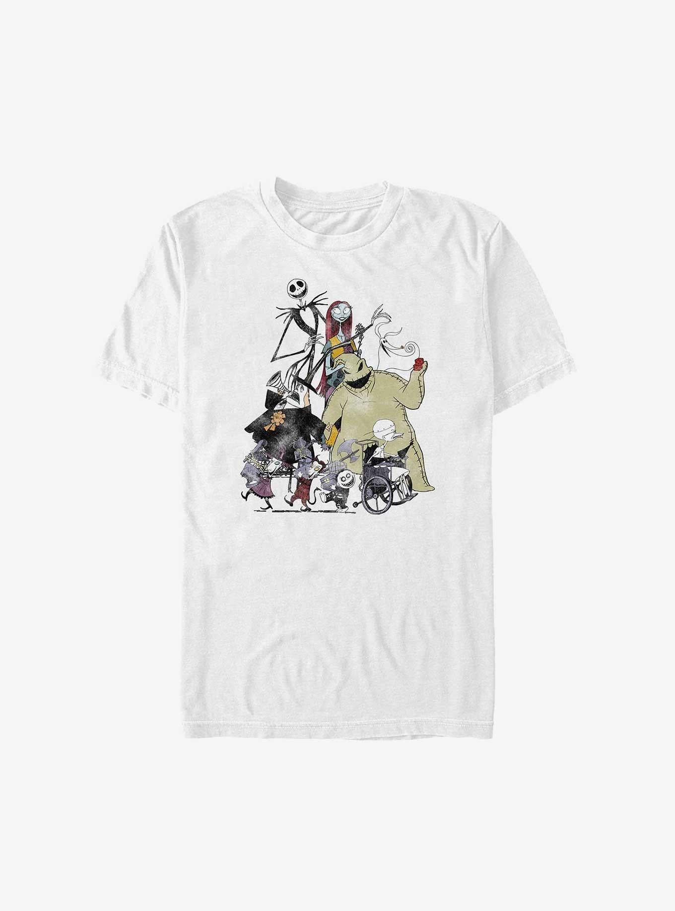 Disney The Nightmare Before Christmas Halloween Town Members T-Shirt T-Shirt | Best-Selling Artwork | Great Gift Idea