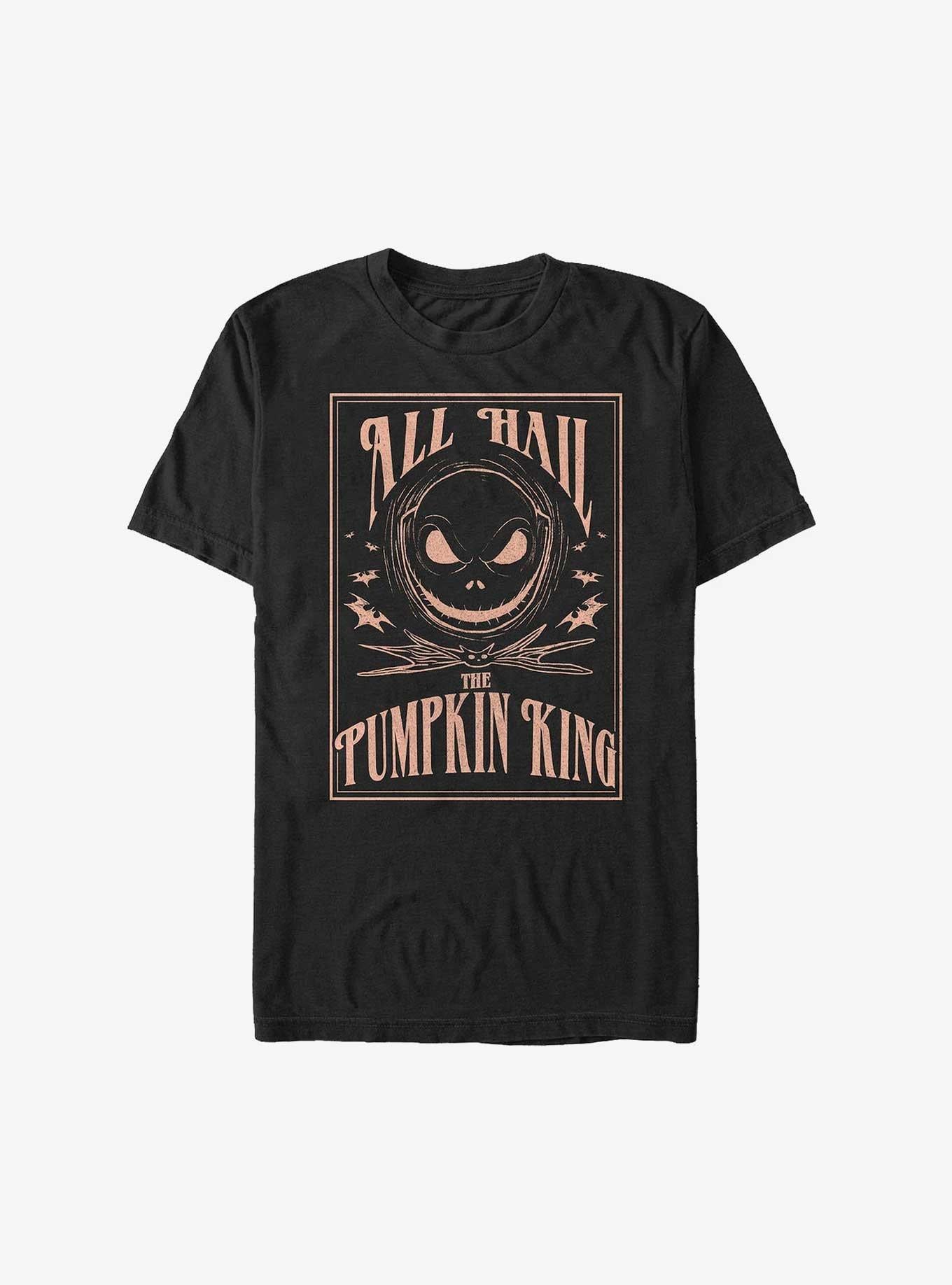 Disney The Nightmare Before Christmas Hail The Pumpkin King Extra Soft T-Shirt T-Shirt | Exclusive Edition | High Demand Item