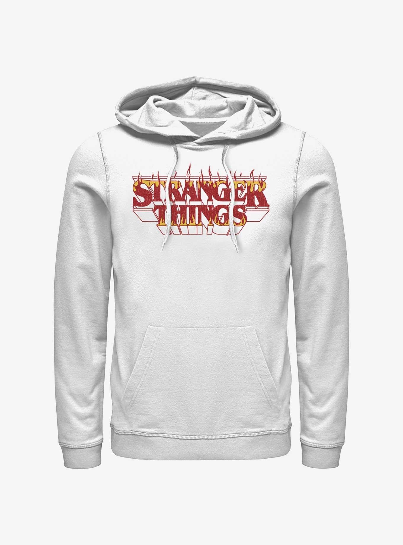 Stranger Things Fire Logo Hoodie
