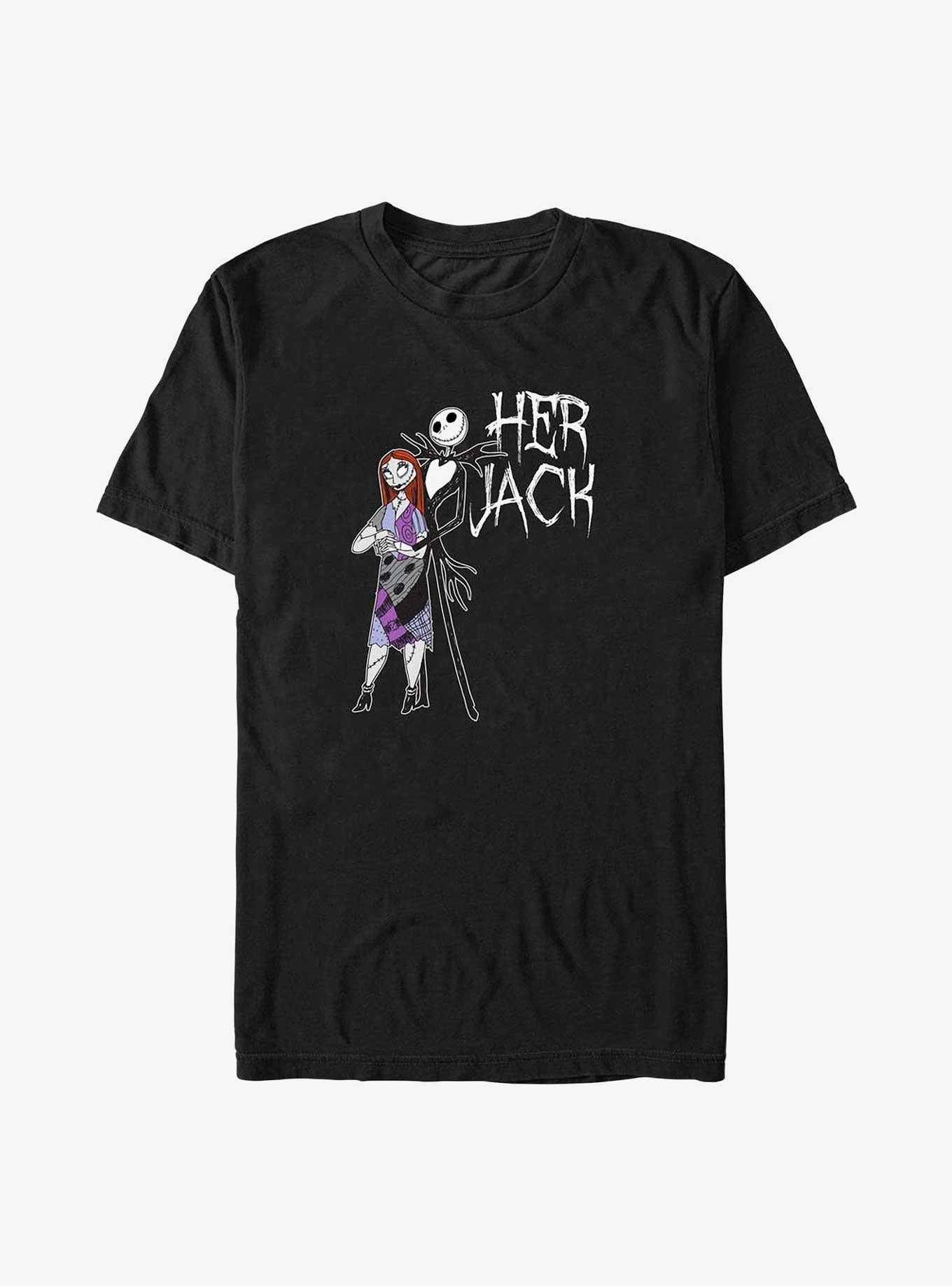 Disney The Nightmare Before Christmas Her Jack Big Tall T-Shirt T-Shirt | Aesthetic Graphic | Top Pick For Fans