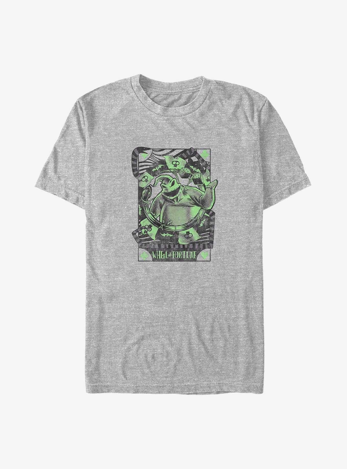 Disney The Nightmare Before Christmas Oogie Boogie Wheel of Fortune Big Tall T-Shirt T-Shirt | Aesthetic Graphic | Must-Have Style