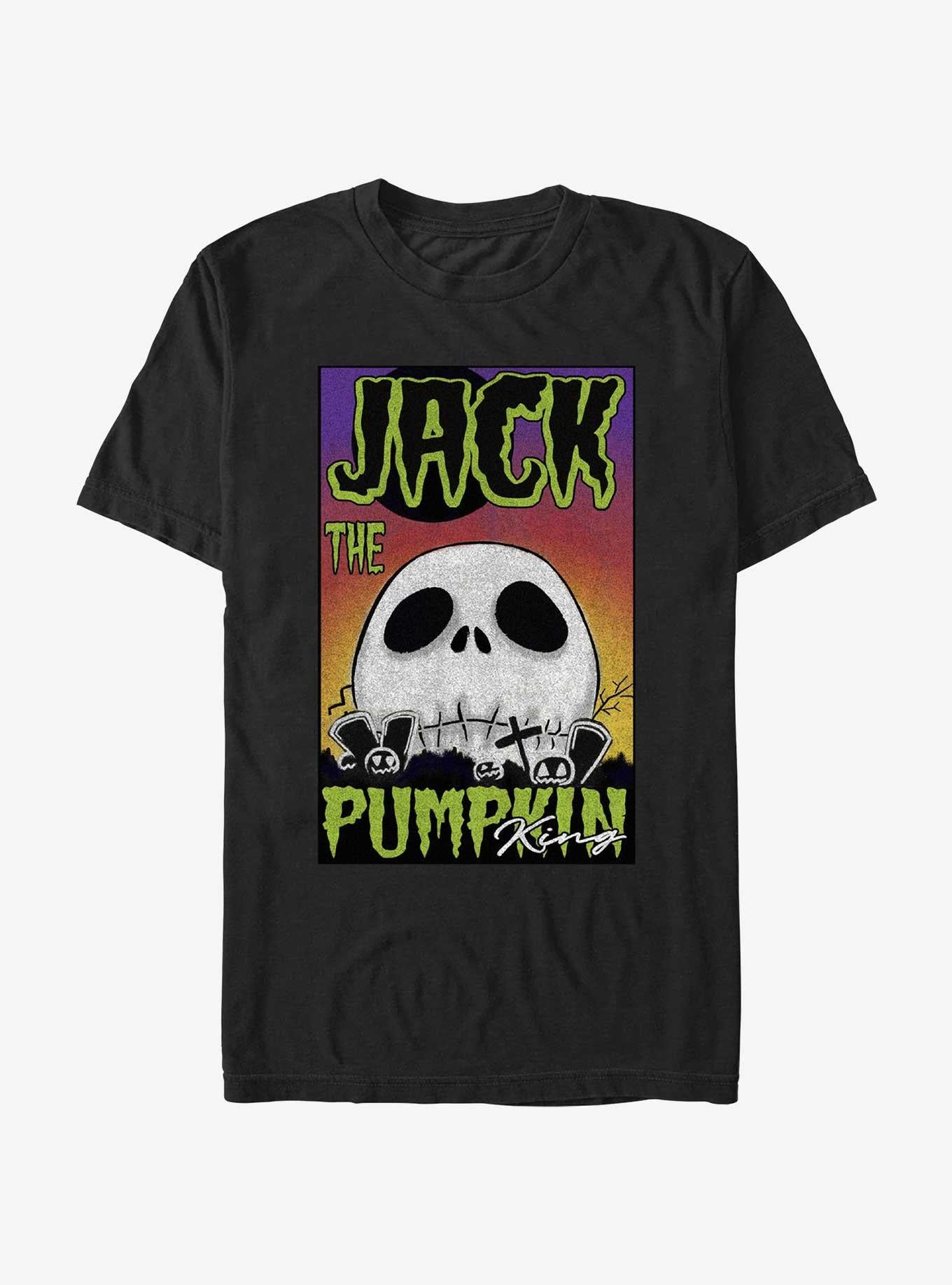 Disney The Nightmare Before Christmas Jack The Pumpkin King Skull Poster T-Shirt Poster | Exclusive Edition | Must-Have Style