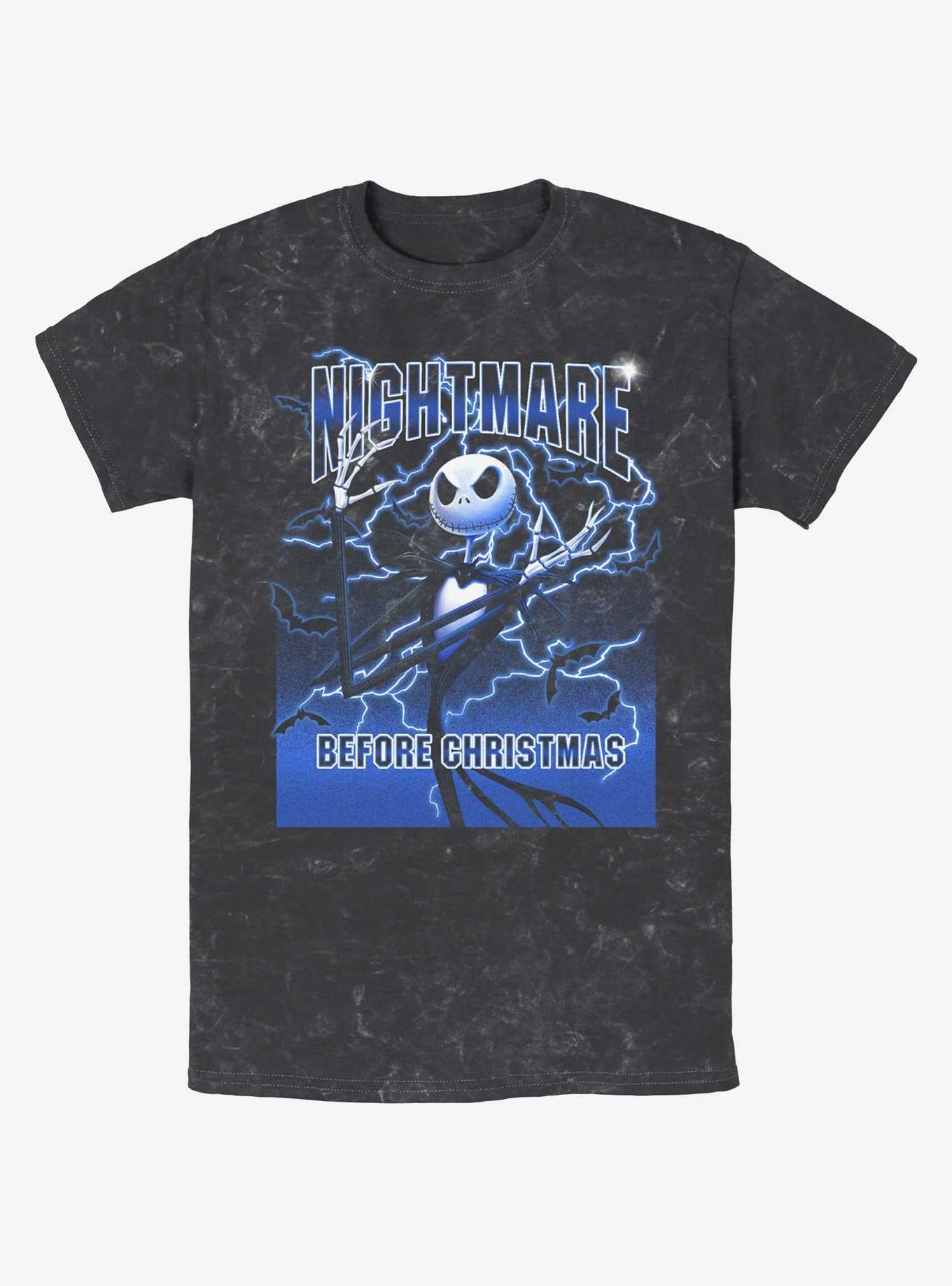 Disney The Nightmare Before Christmas Electric Jack Mineral Wash T-Shirt T-Shirt | Trending Design | High Demand Item