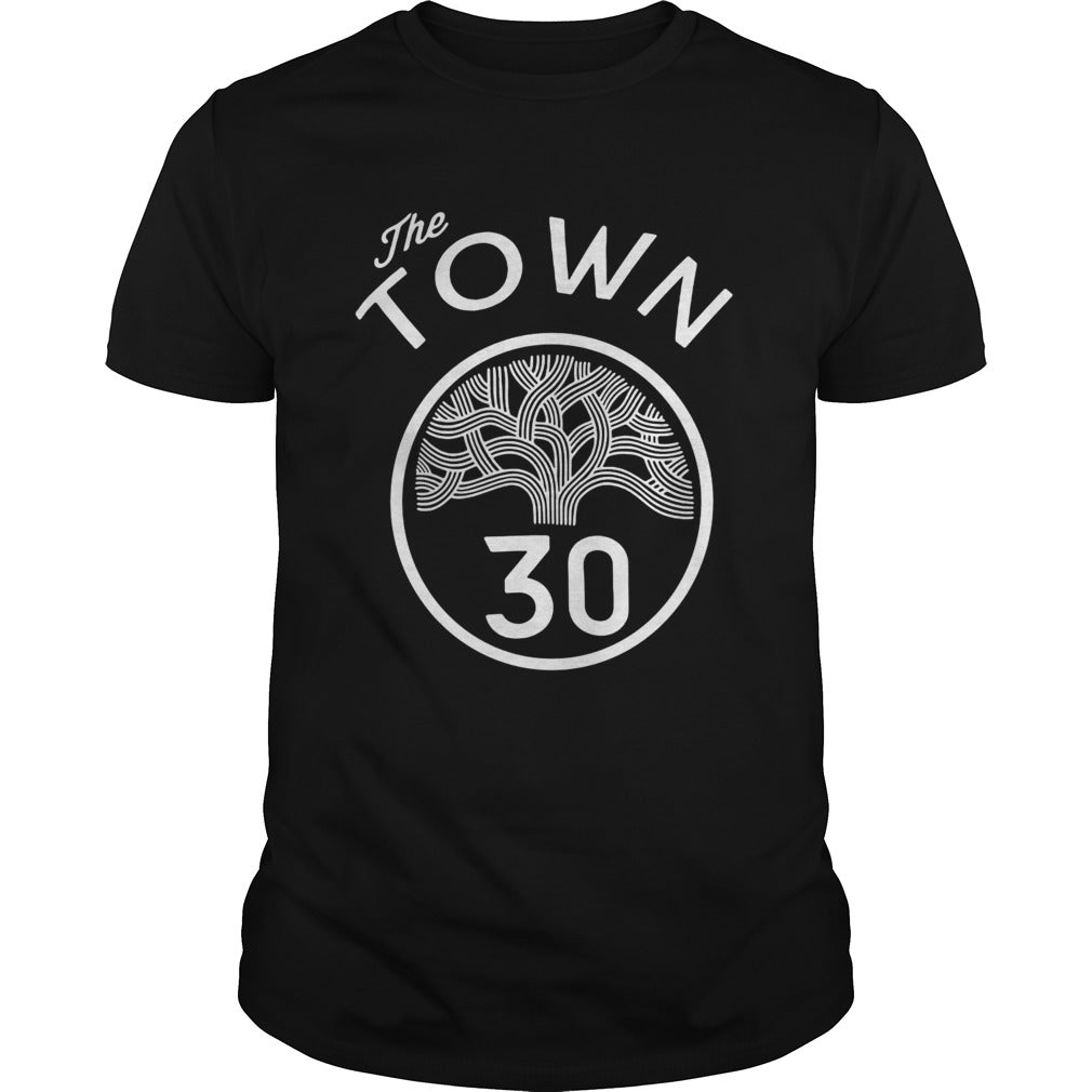 30 Stephen Curry The Town Blue Golden State Warriors shirt