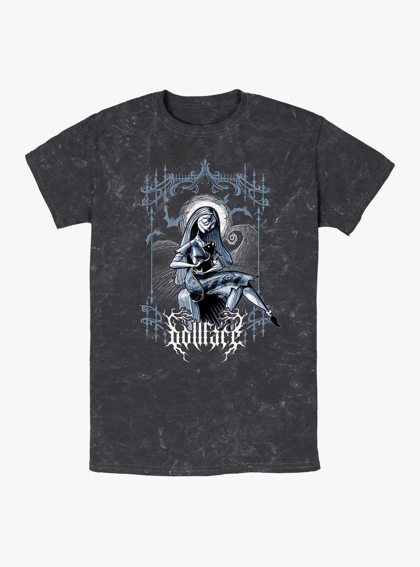 Disney The Nightmare Before Christmas Sally Dollface Mineral Wash T-Shirt T-Shirt | Viral Style | Great Gift Idea
