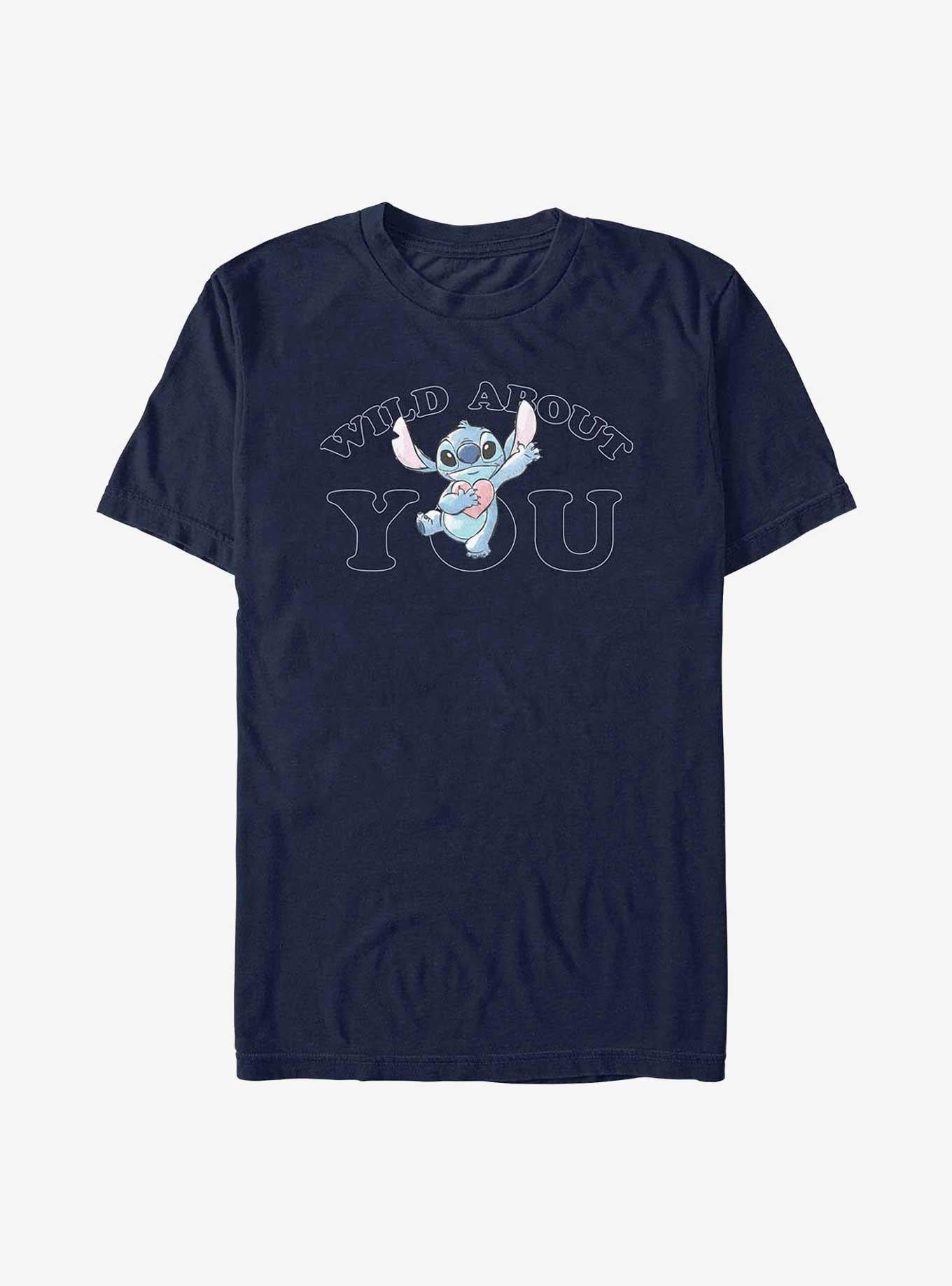 Disney Lilo Stitch Wild About You T-Shirt T-Shirt | Fan Favorite Style | Great Gift Idea