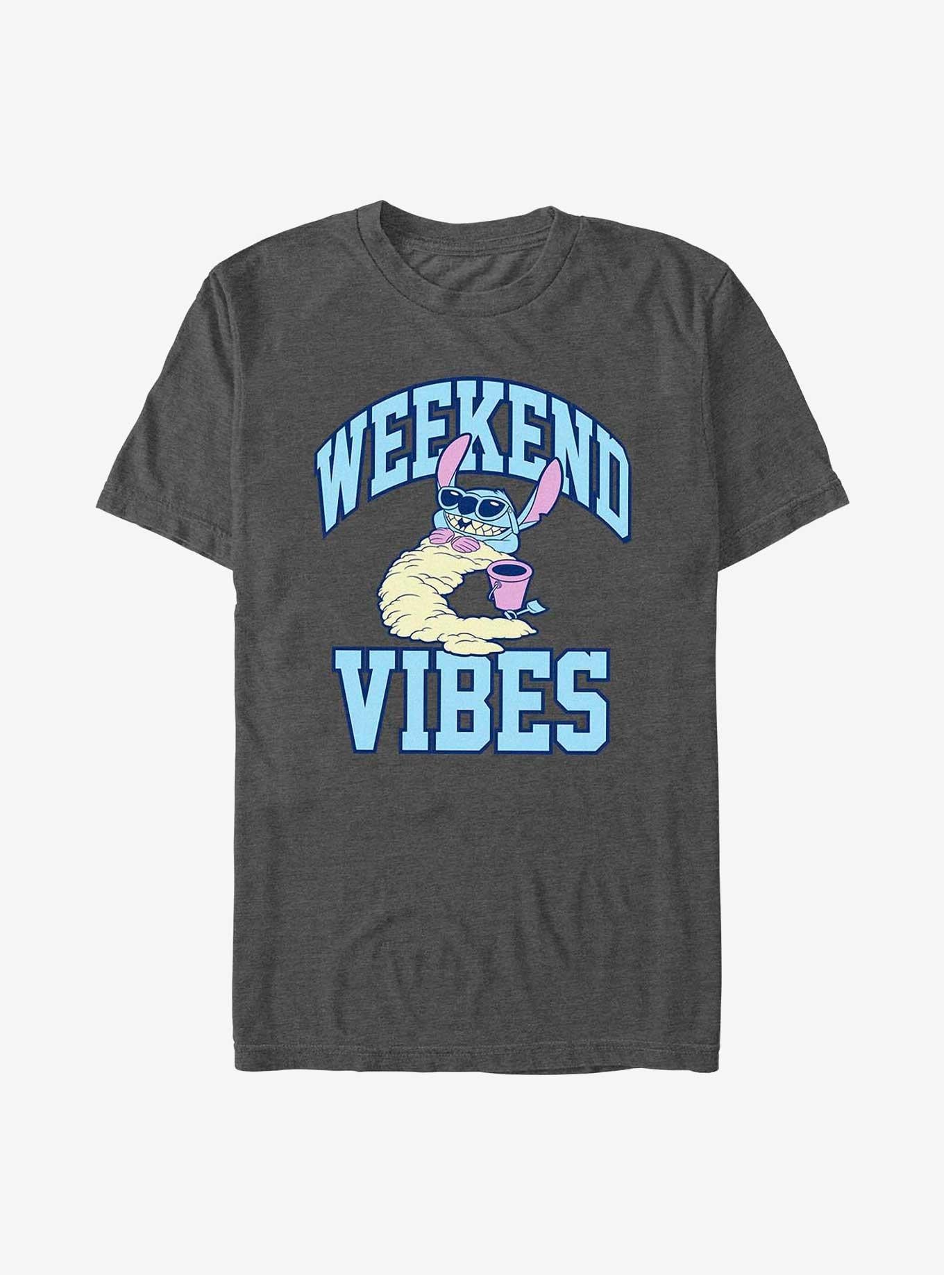 Disney Lilo Stitch Stitch Weekend Vibes T-Shirt T-Shirt | Best-Selling Design | Trending Now