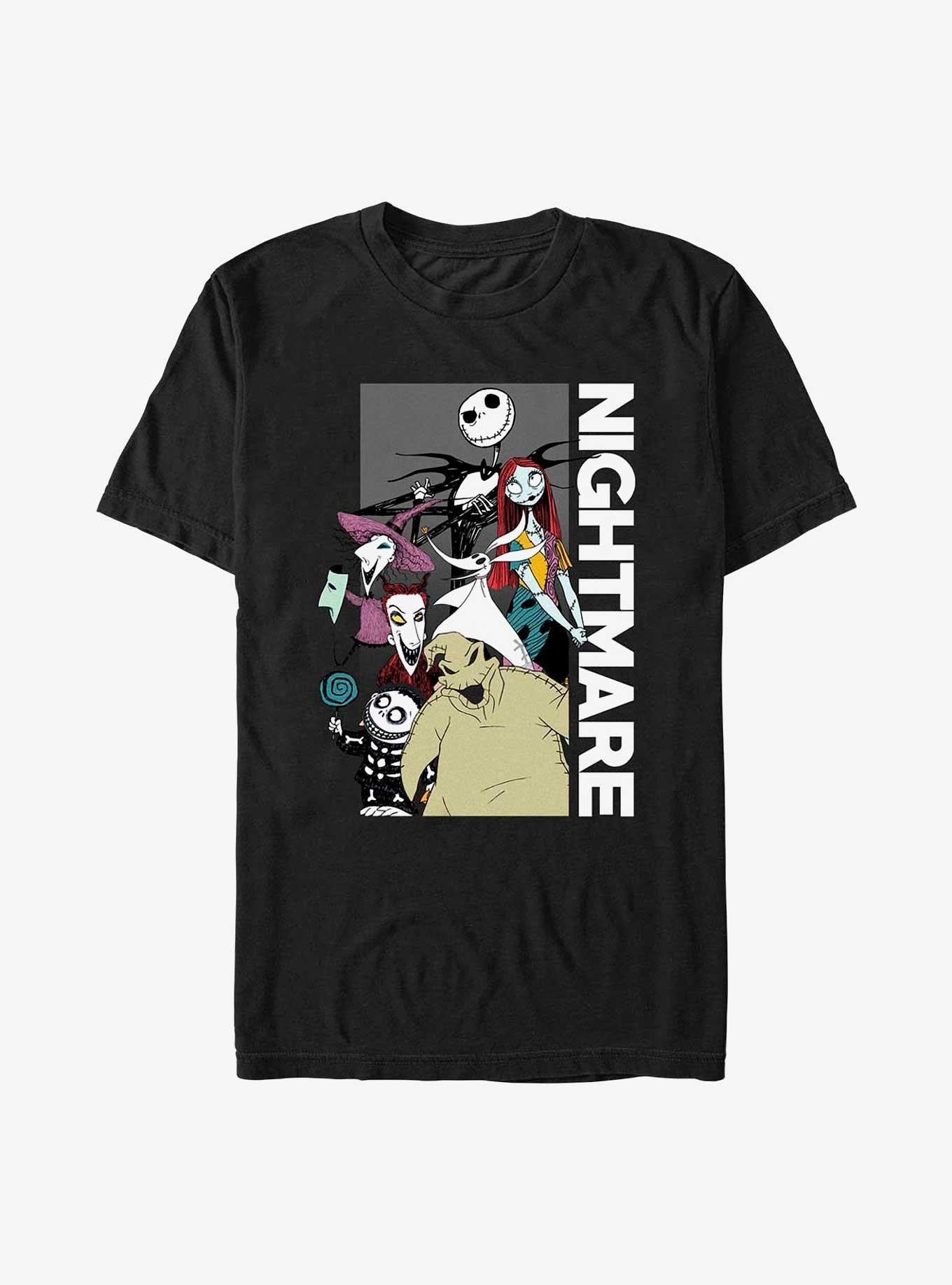 Disney The Nightmare Before Christmas Team Stacked T-Shirt T-Shirt | Streetwear Vibe | Trending Now