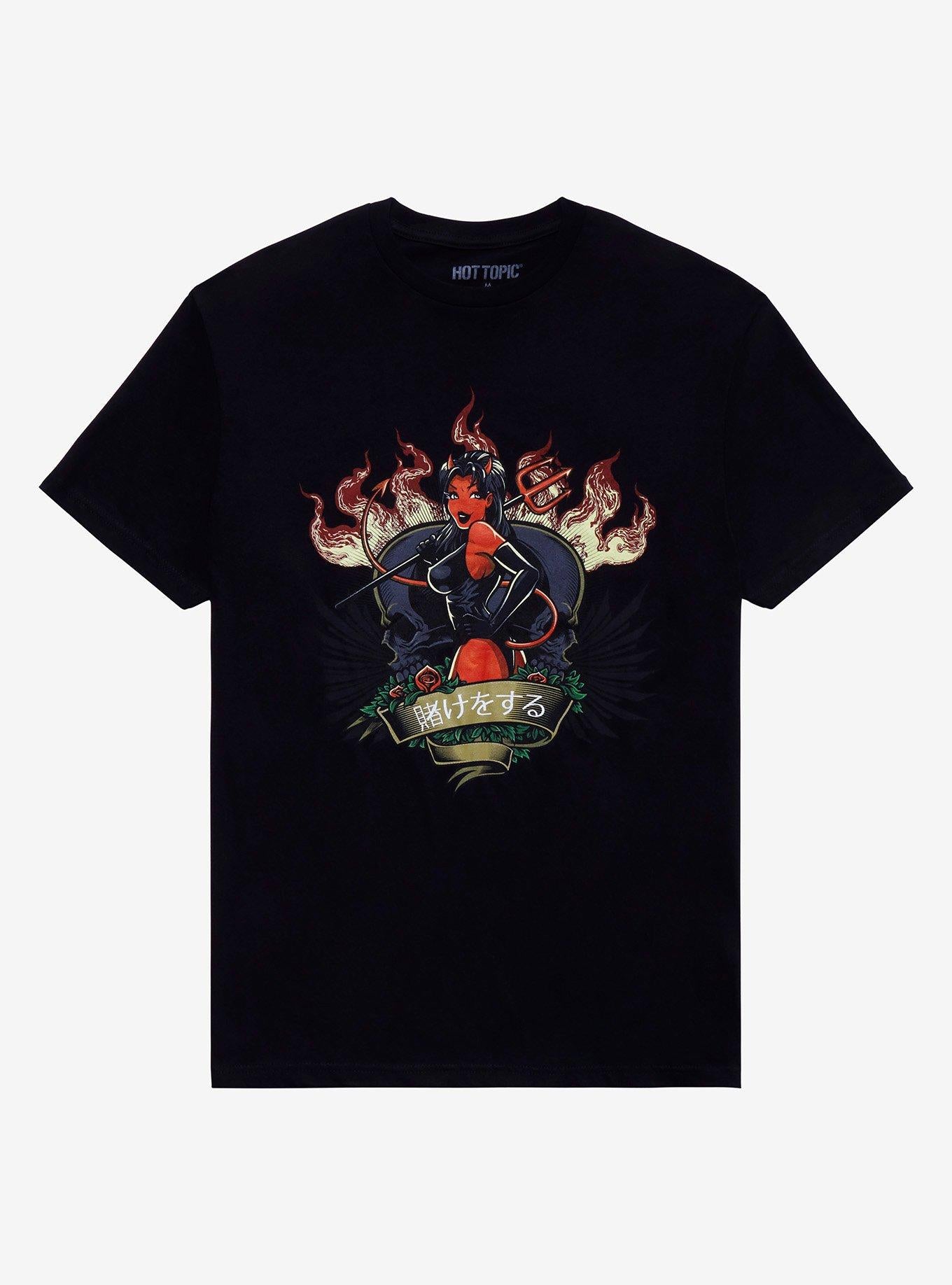 Devil Babe Flames T-Shirt