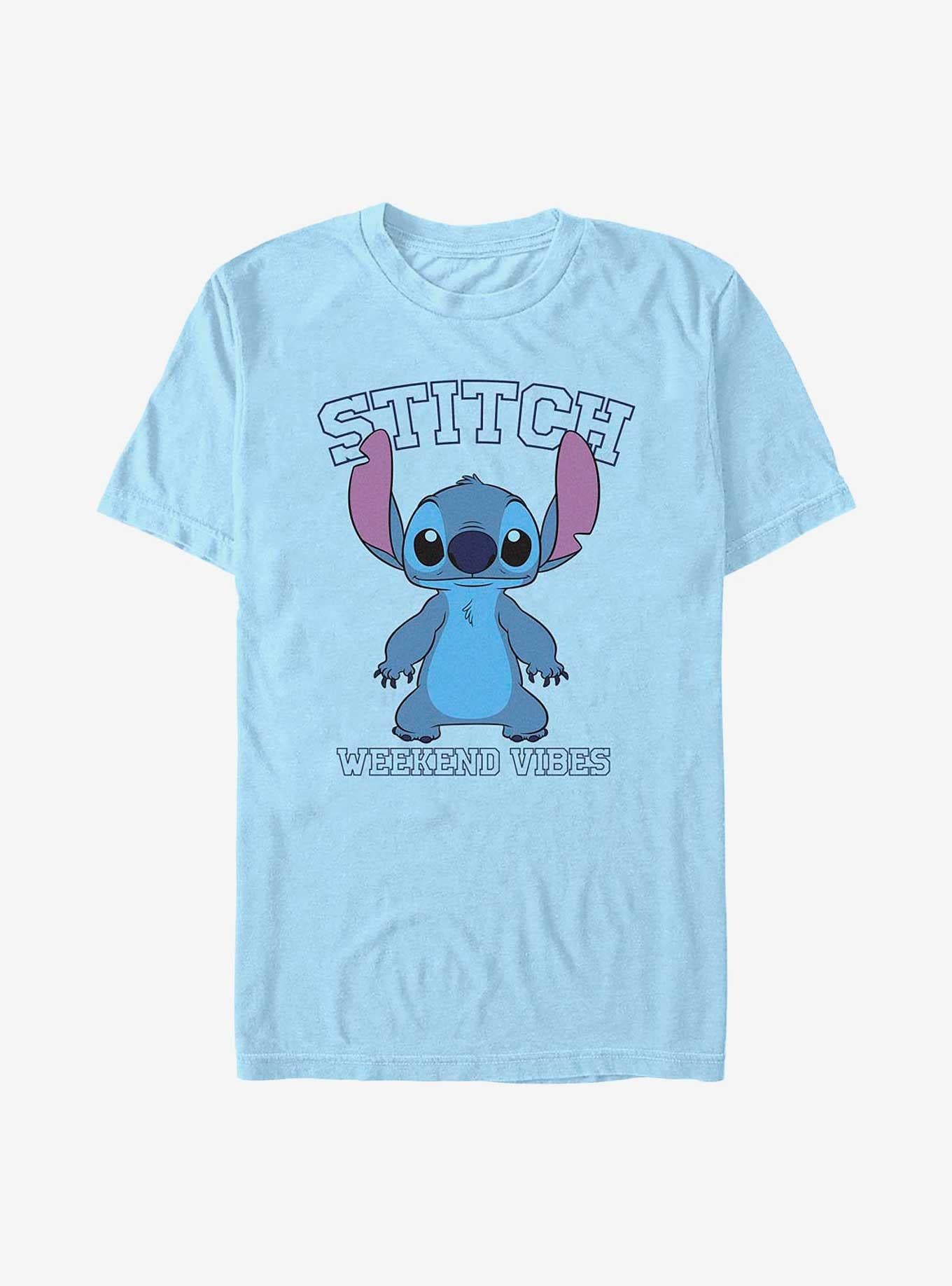 Disney Lilo Stitch Weekend Vibes Stitch T-Shirt T-Shirt | Fan Favorite Style | Perfect For Daily Wear