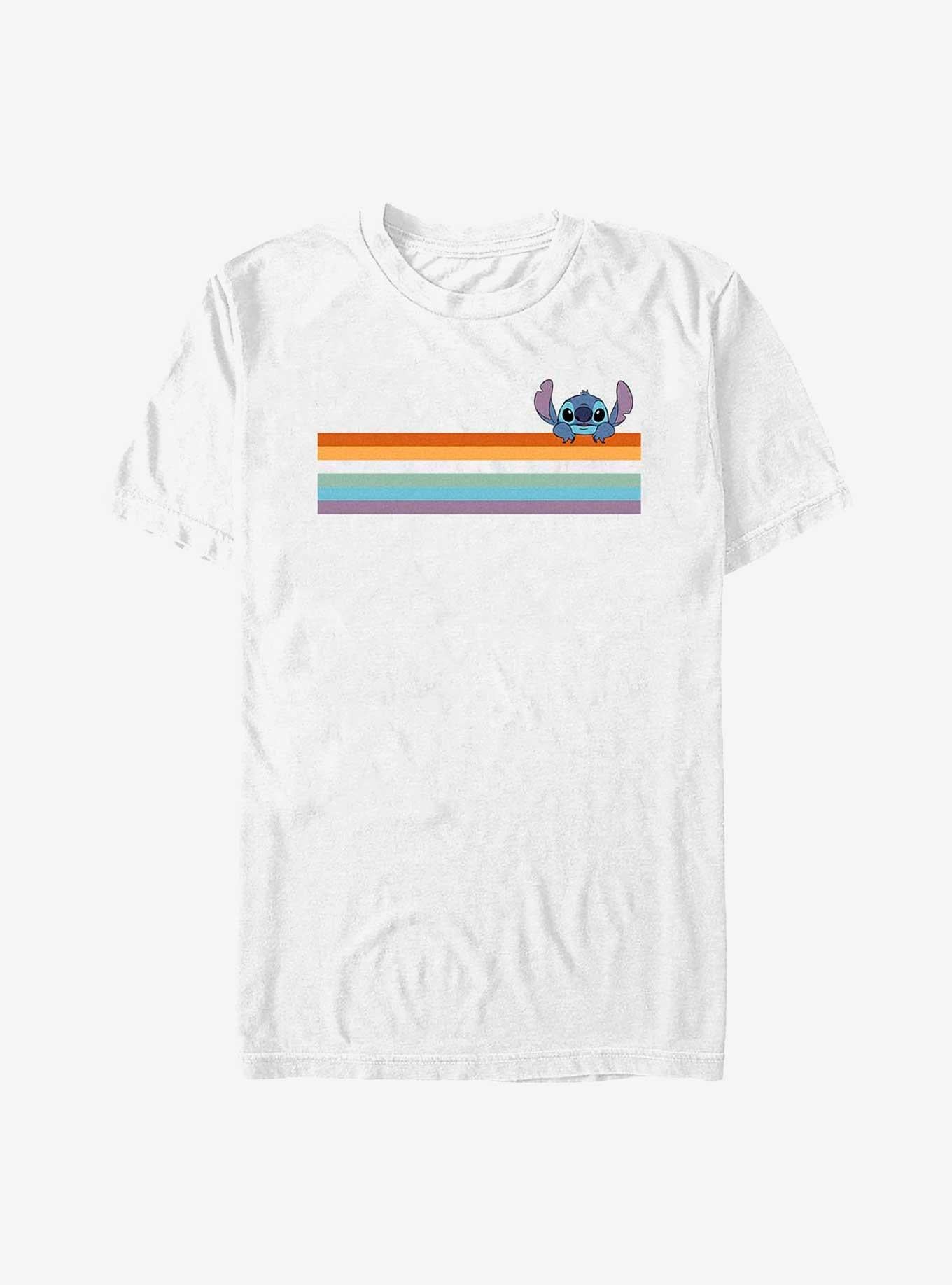Disney Lilo Stitch Rainbow Pocket T-Shirt T-Shirt | High-Quality Print | Trending Now