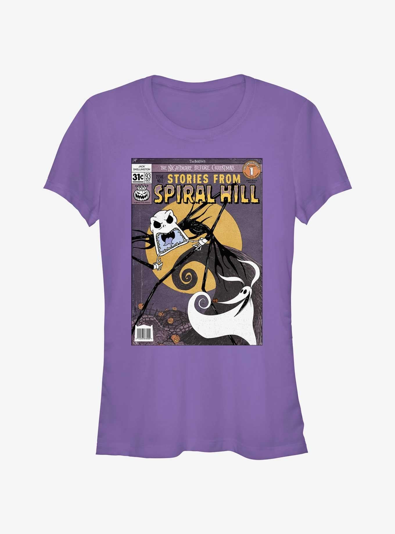 Disney The Nightmare Before Christmas Stories From Spiral Hill Jack and Zero Girls T-Shirt T-Shirt | Trending Design | Top Pick For Fans
