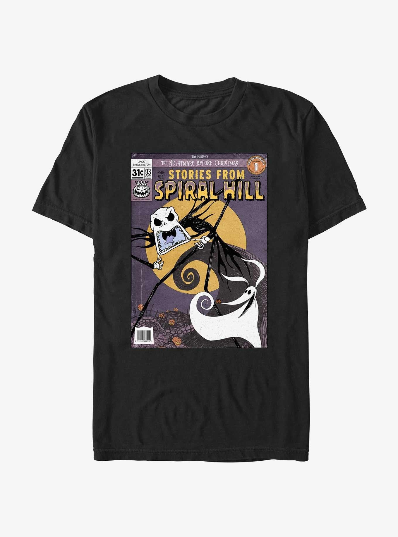 Disney The Nightmare Before Christmas Stories From Spiral Hill Jack and Zero T-Shirt T-Shirt | Streetwear Vibe | High Demand Item